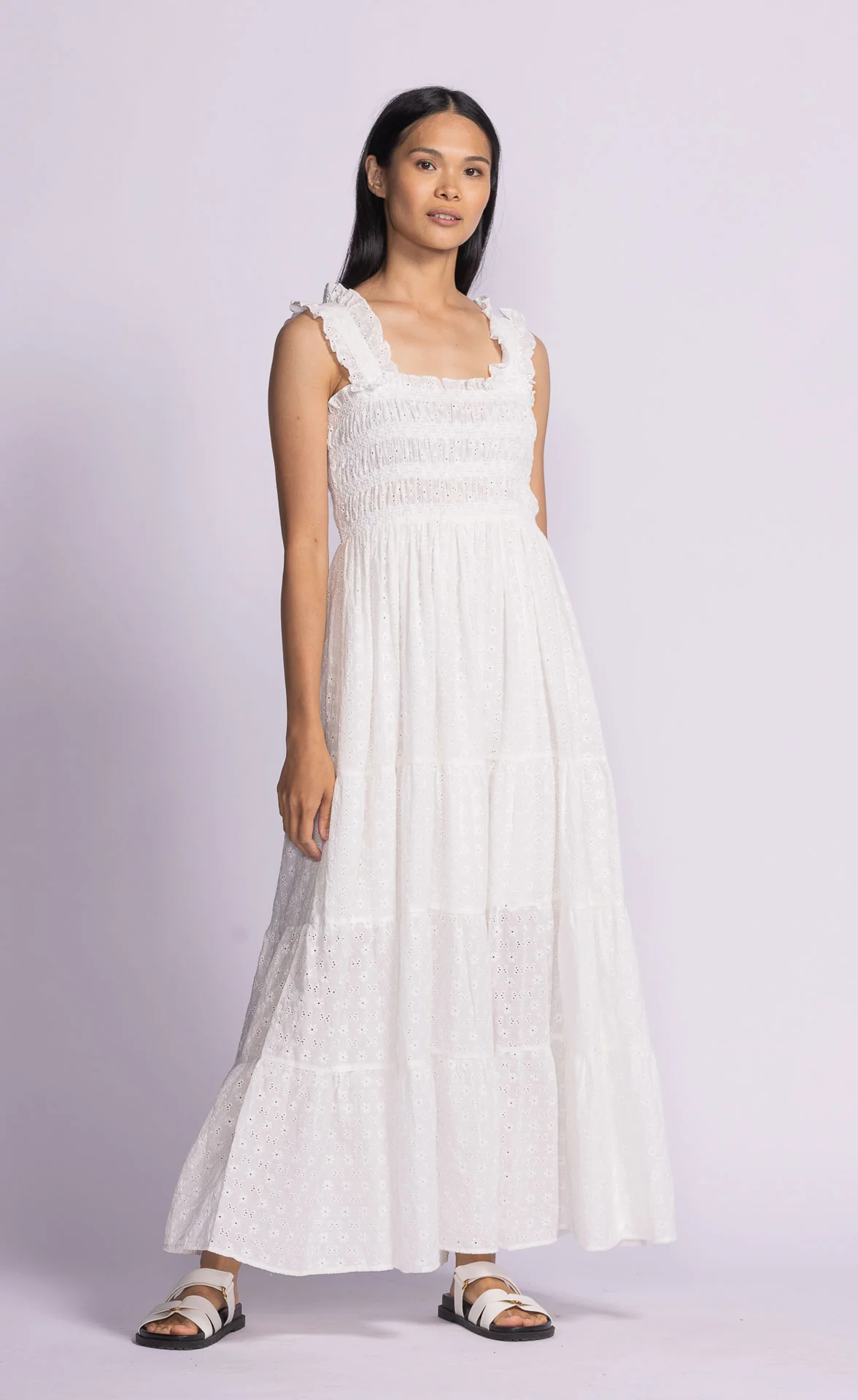Amber Dress White