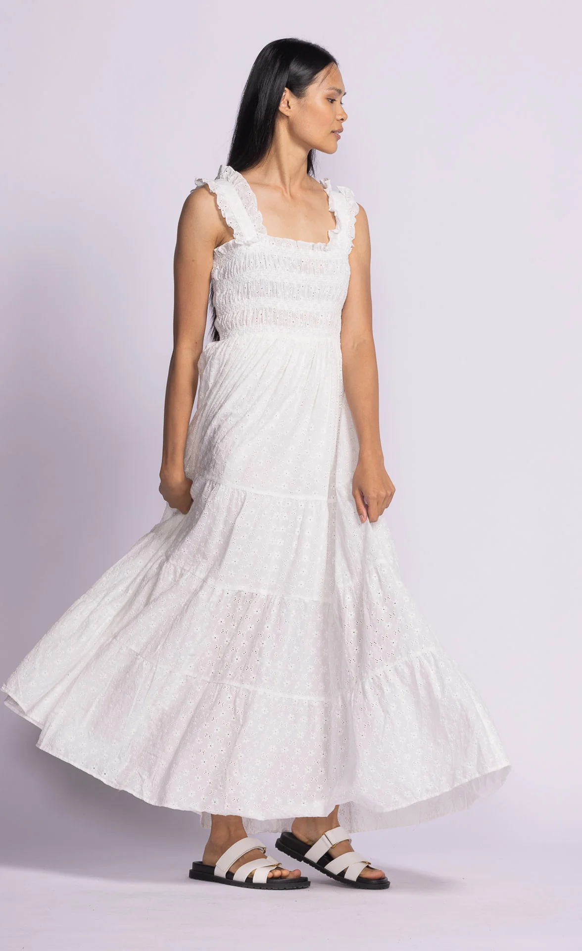 Amber Dress White - Image 3