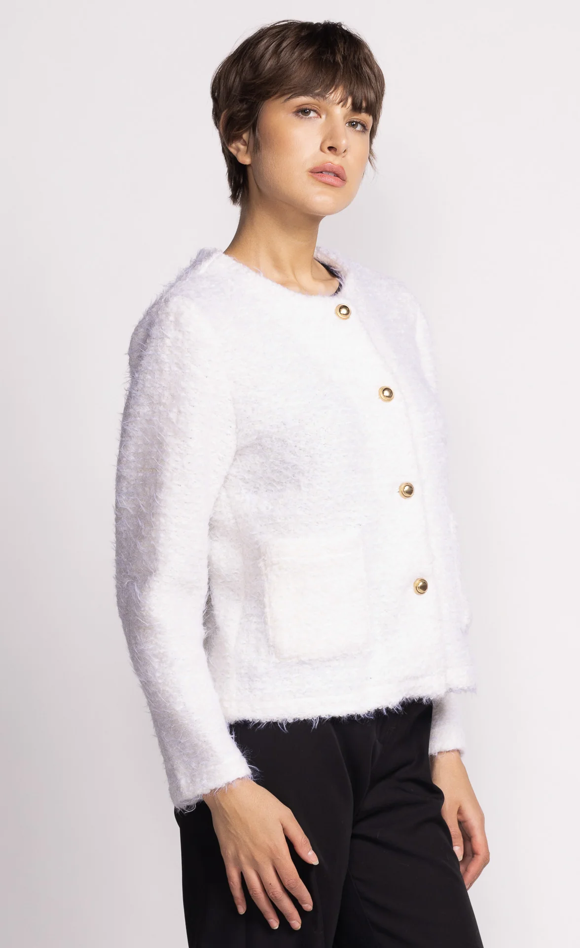 Avalee Coat - White - Image 4