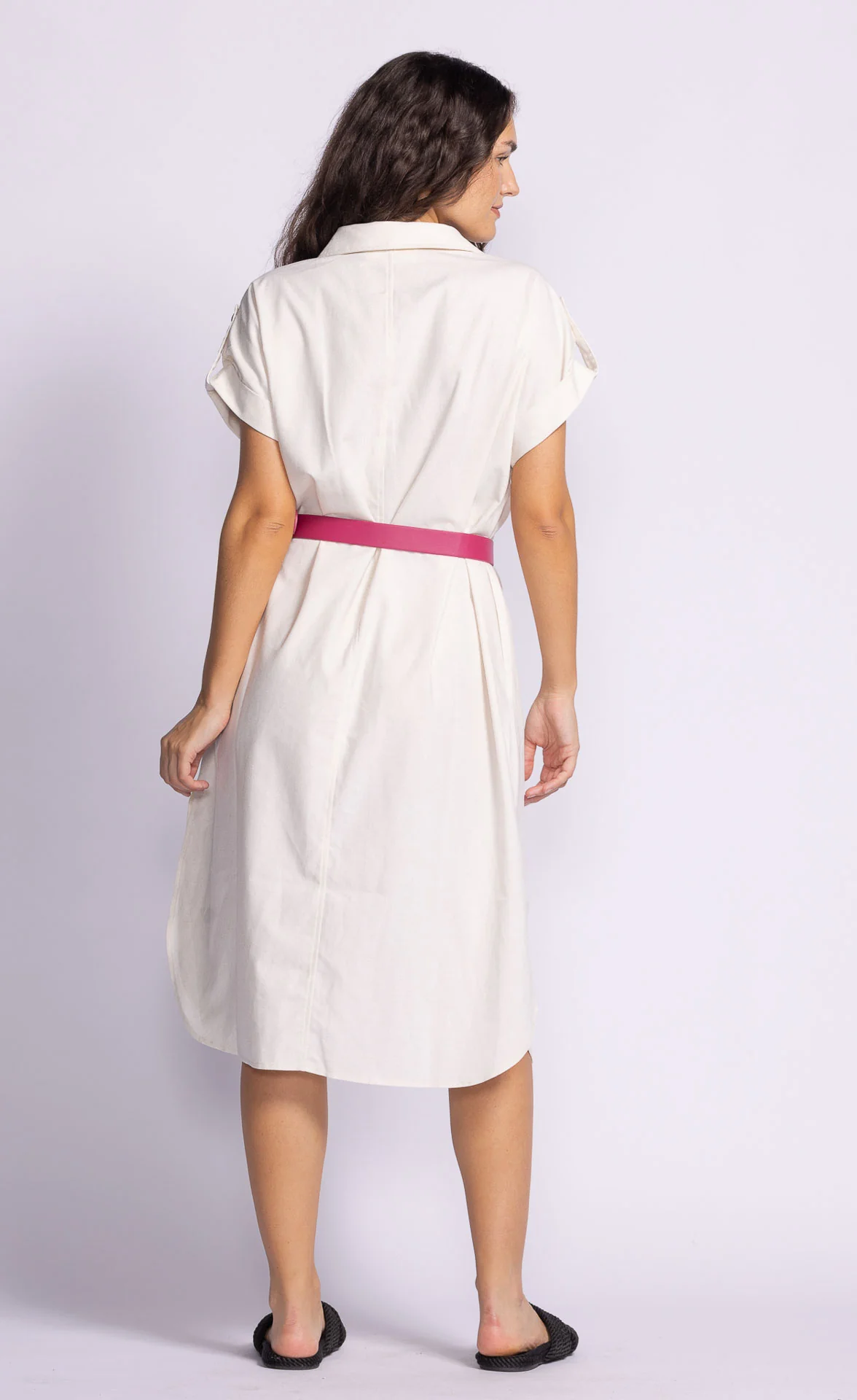 Beatrice Dress Beige - Image 4
