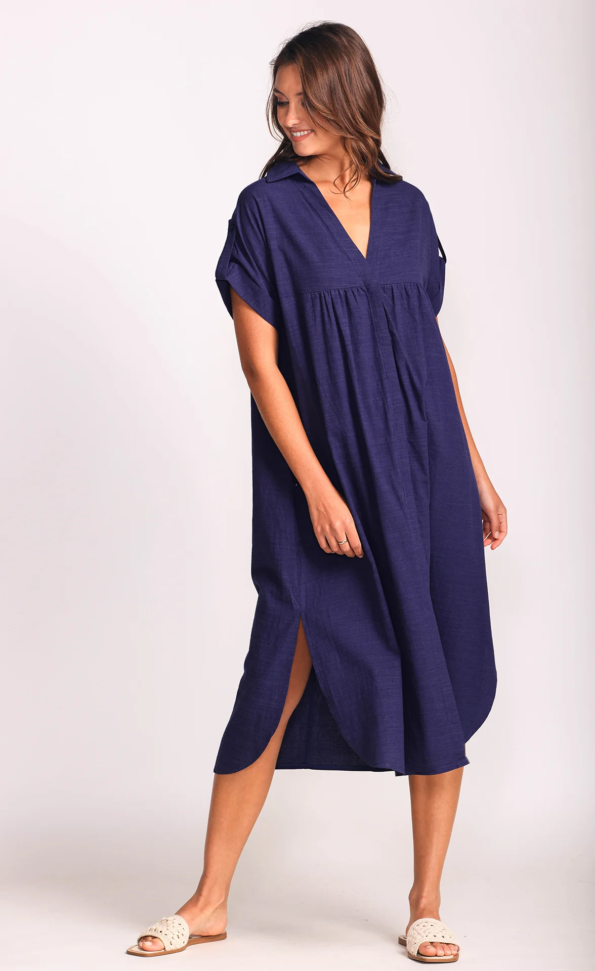 Beatrice Dress - Navy - Image 3