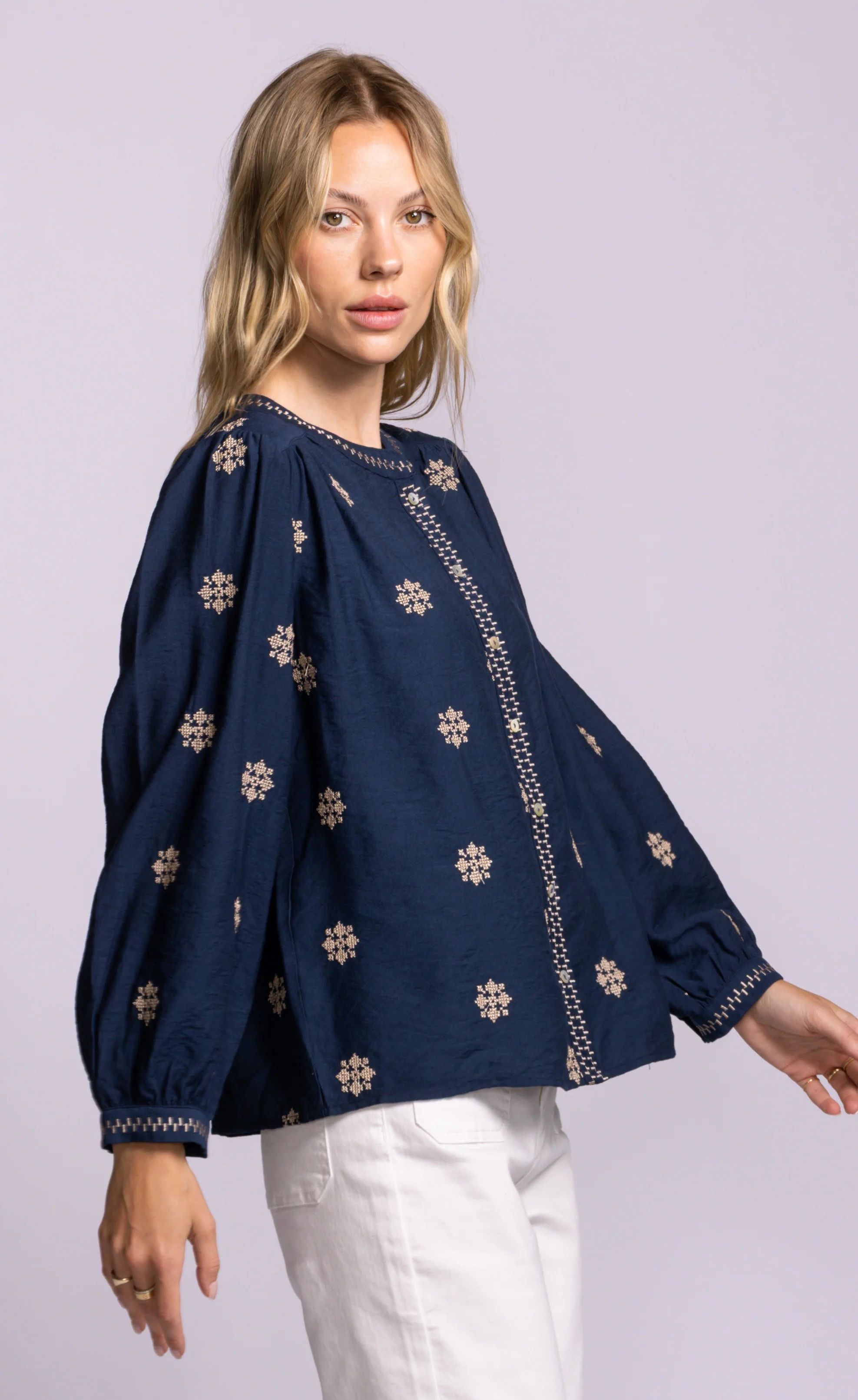 Carla Top Navy - Image 3