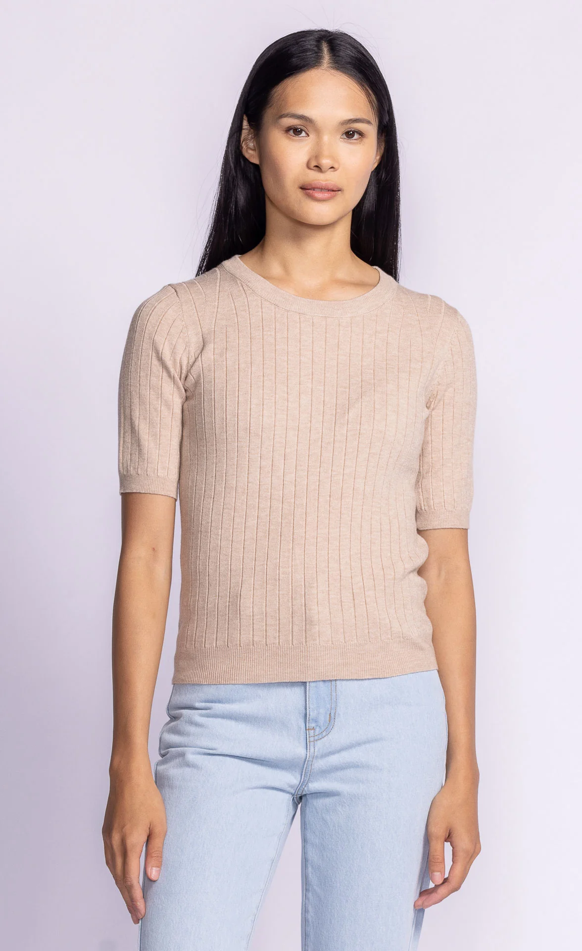 Carolyn Top Taupe