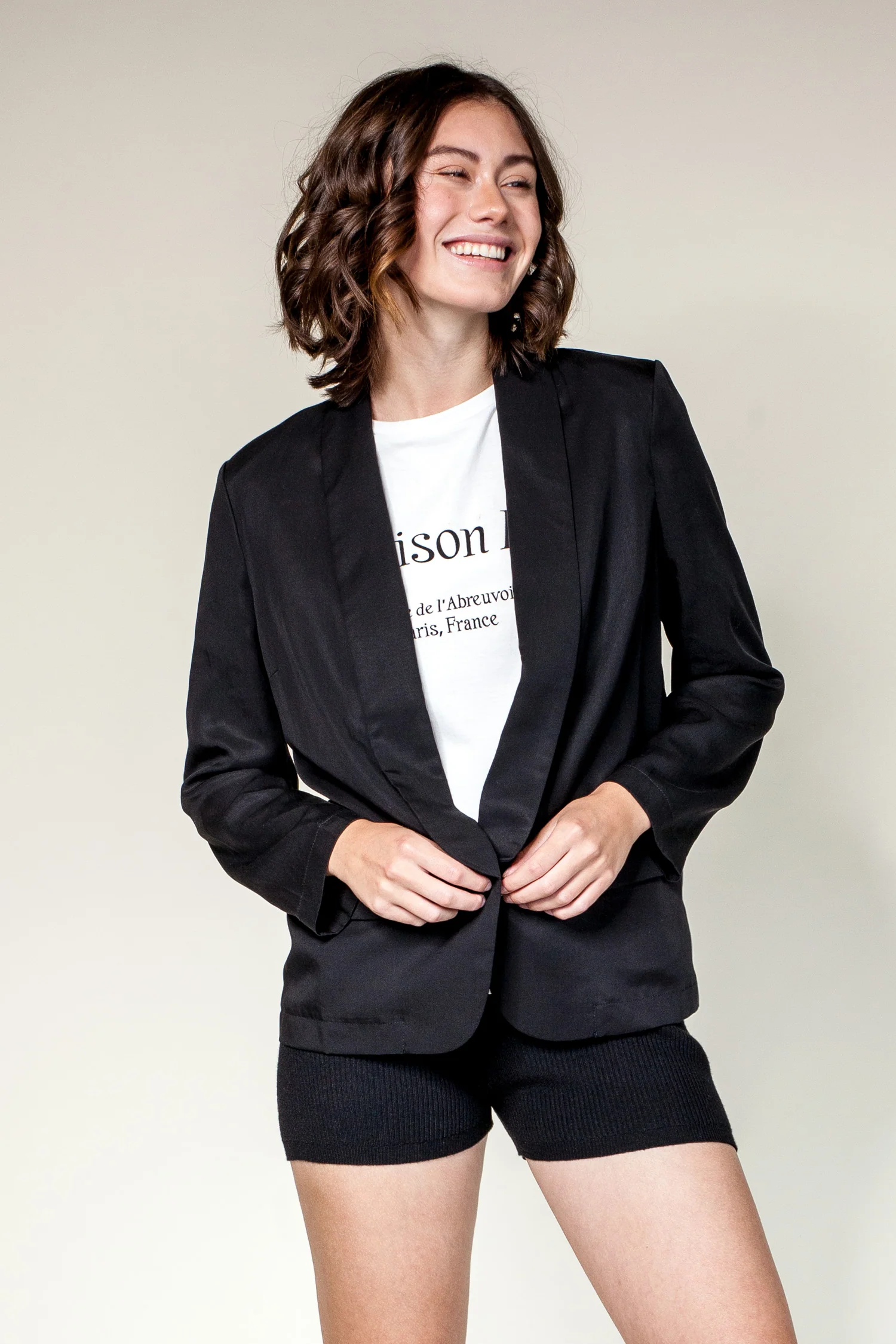Chloe Blazer in Black - Image 4