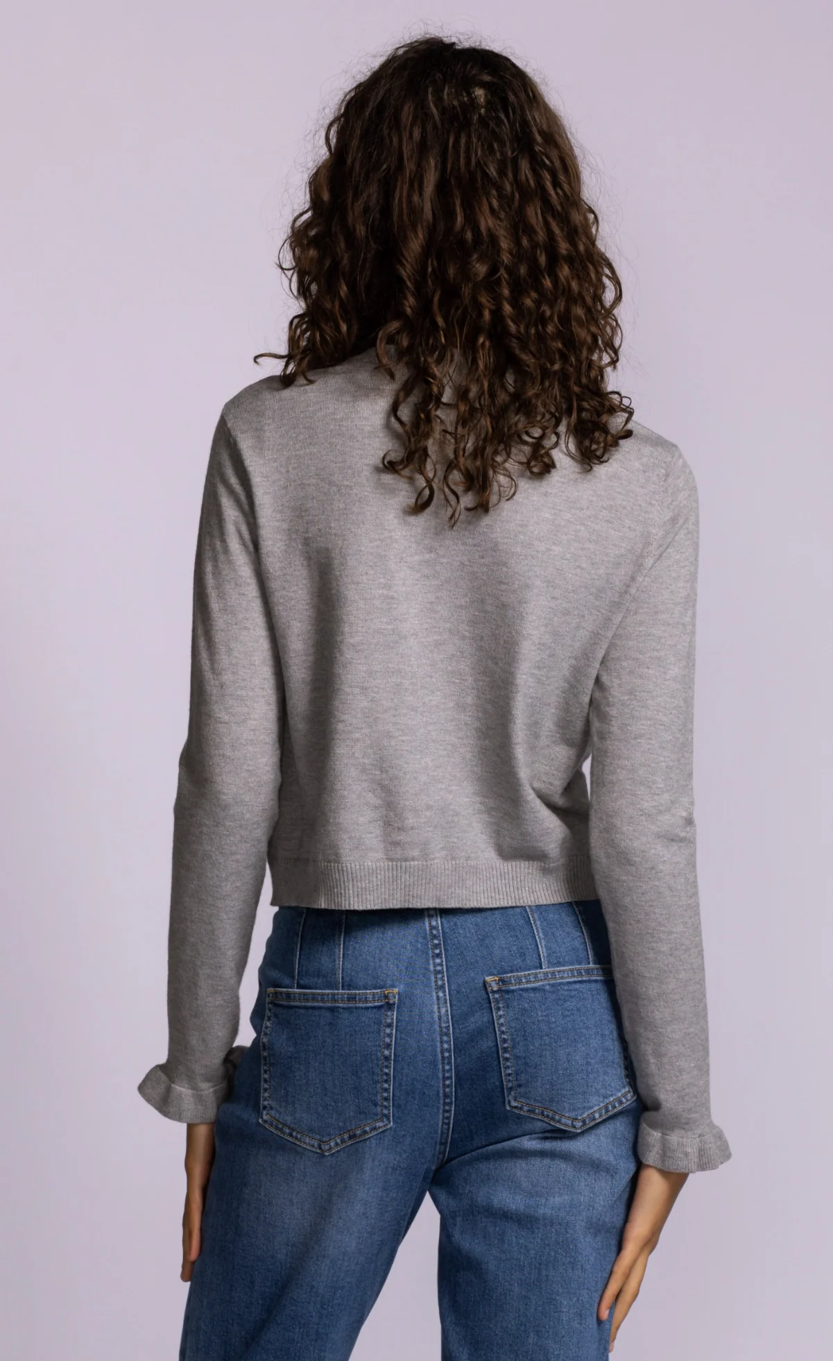 Collins Sweater Grey - Image 4