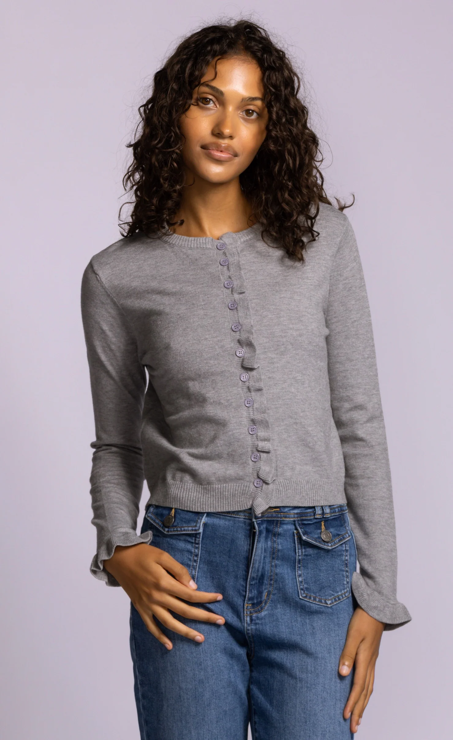 Collins Sweater Grey - Image 5