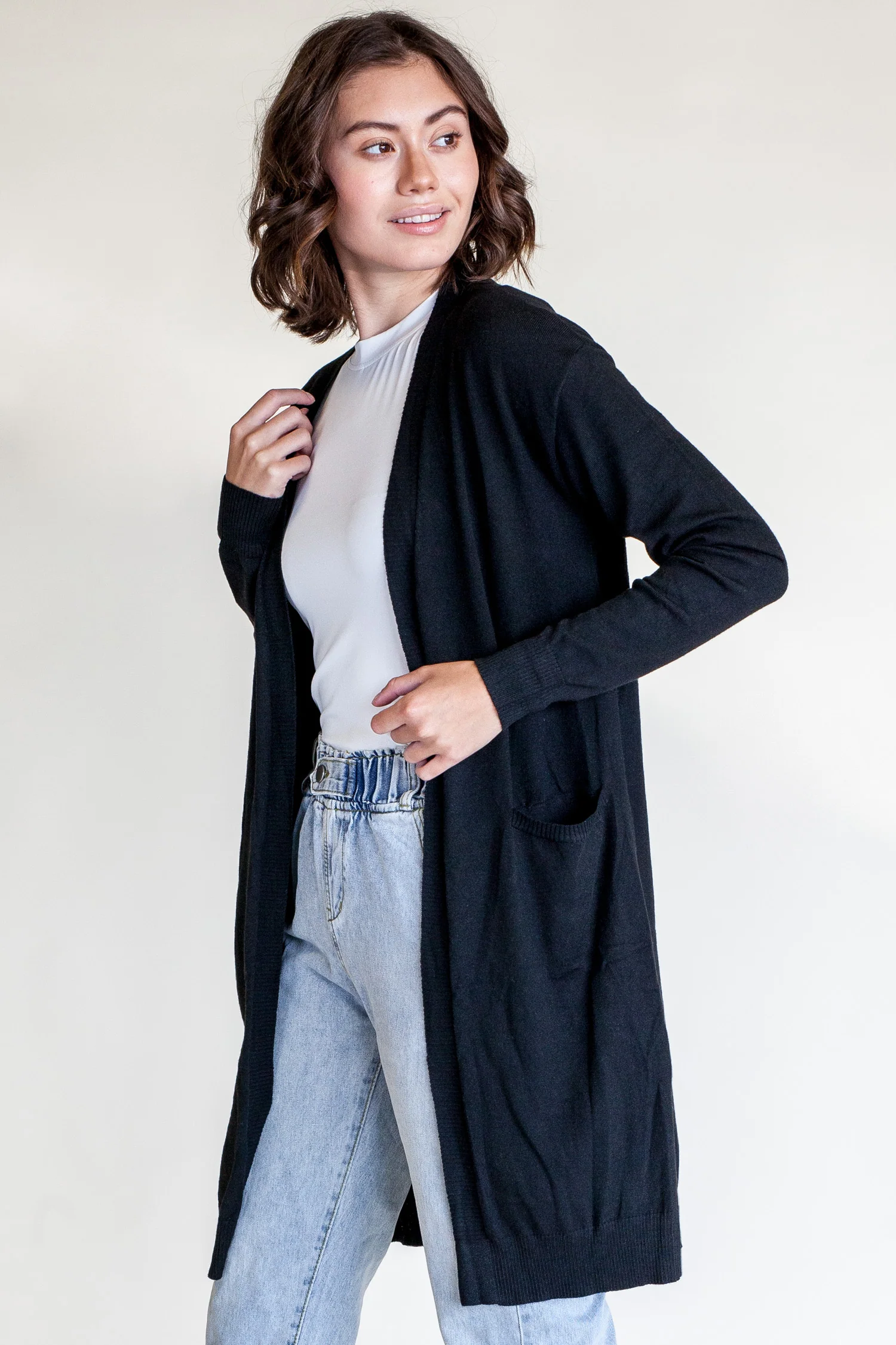 Cozy Sunday Cardi Black - Image 5