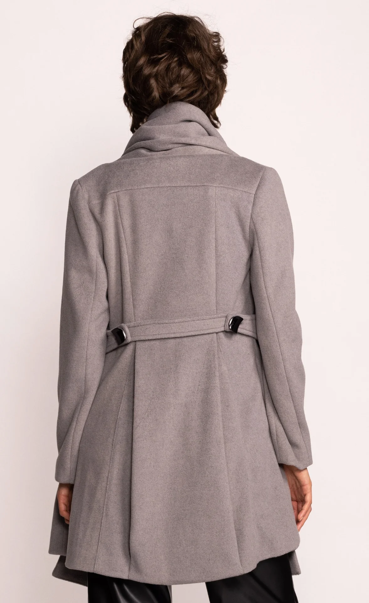 Cross My Heart Coat - Grey - Image 2