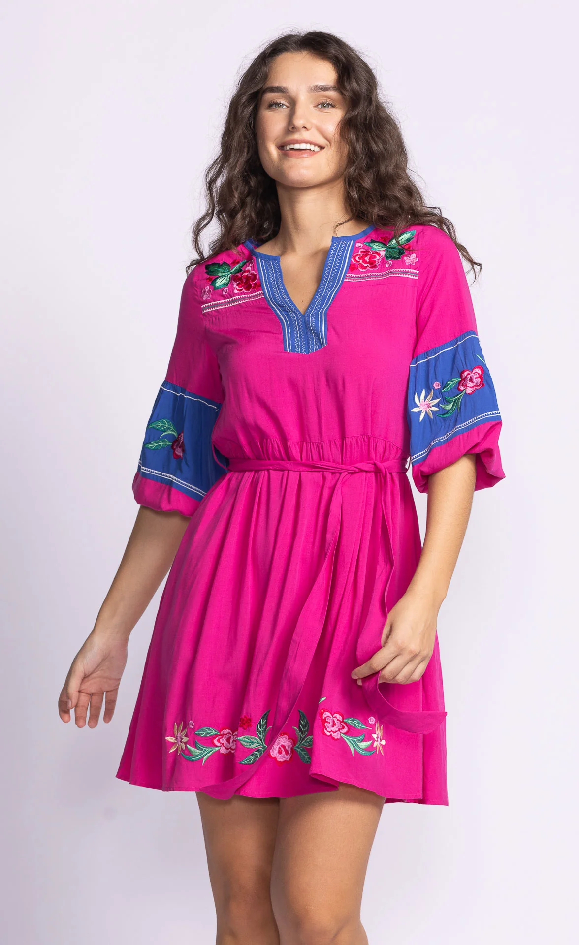 Denise Dress  Pink