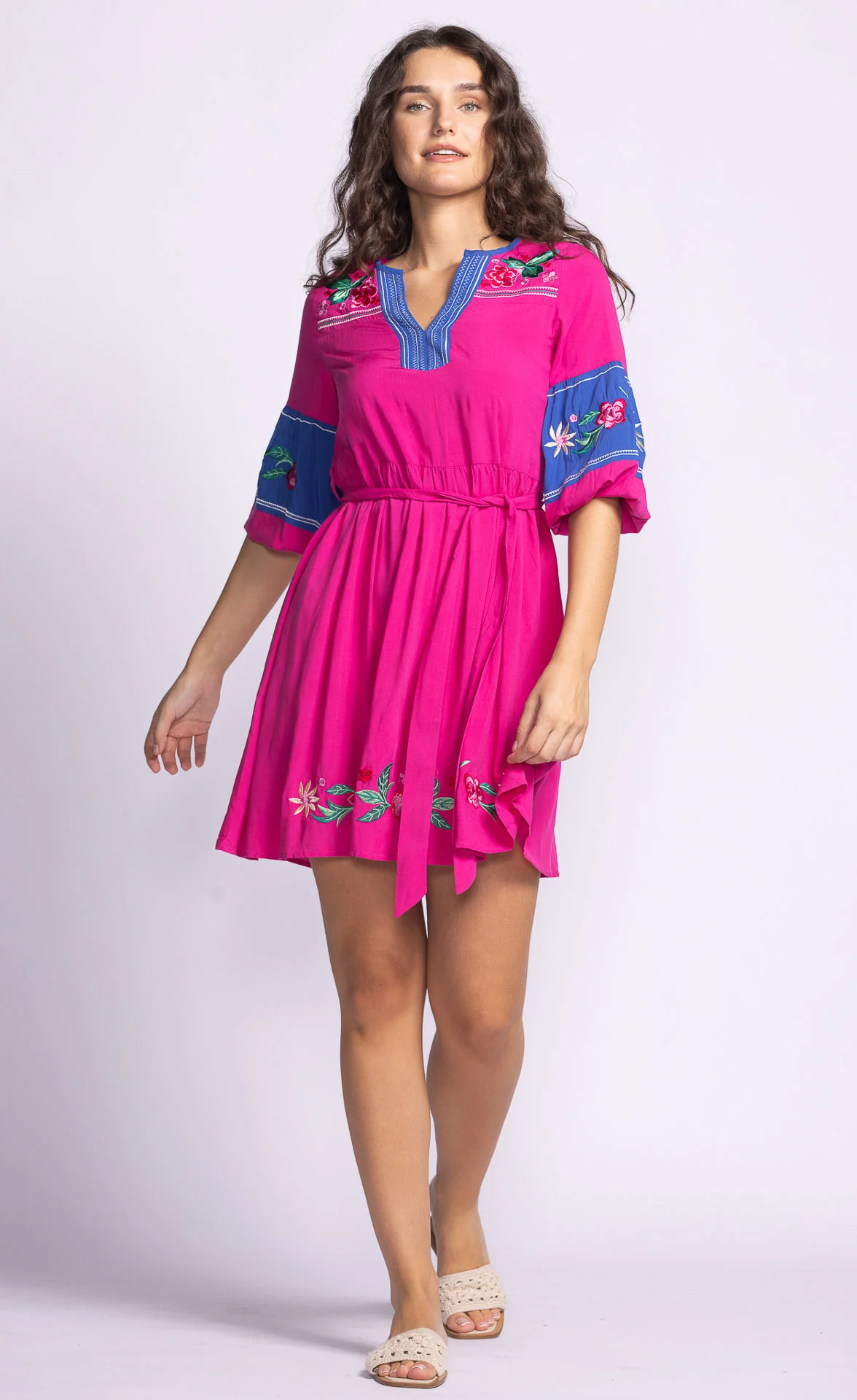 Denise Dress  Pink - Image 3