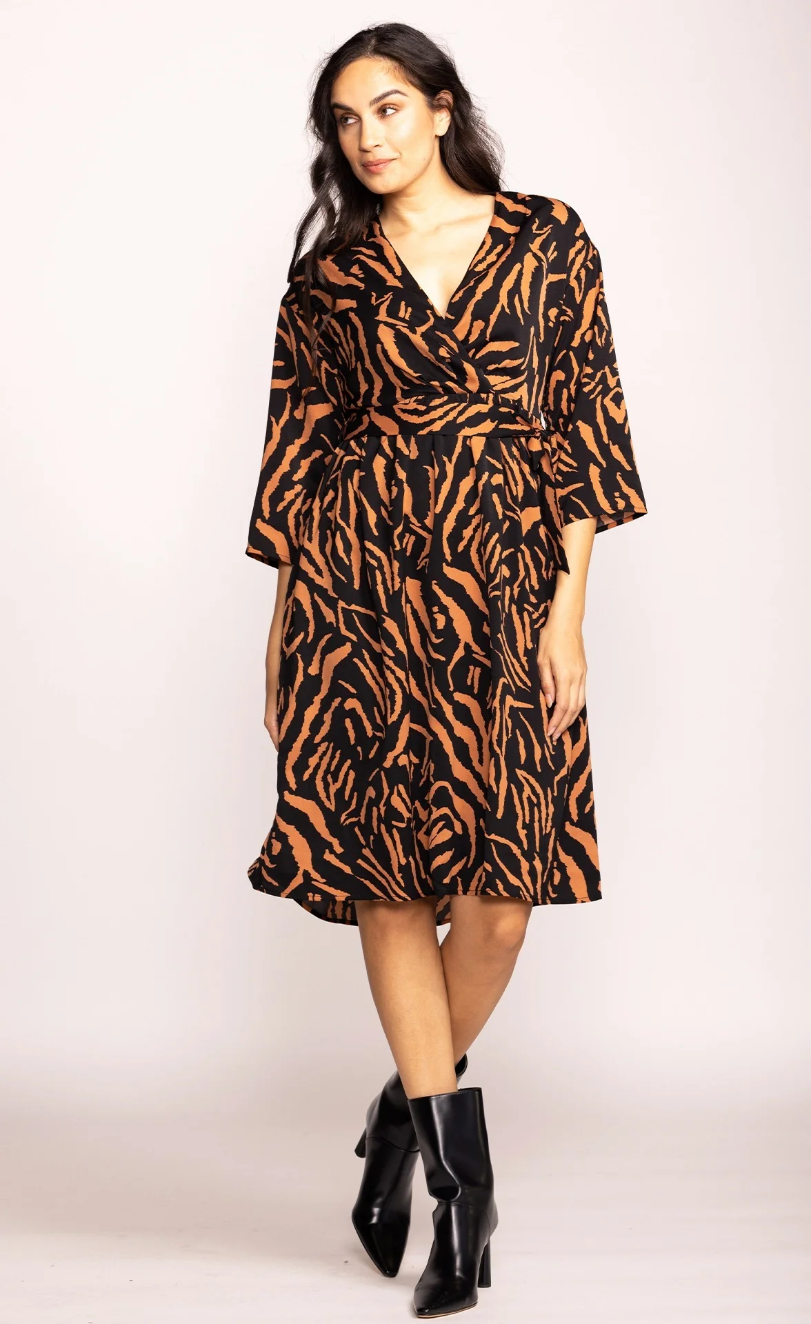 Diane Dress Rust - Image 3