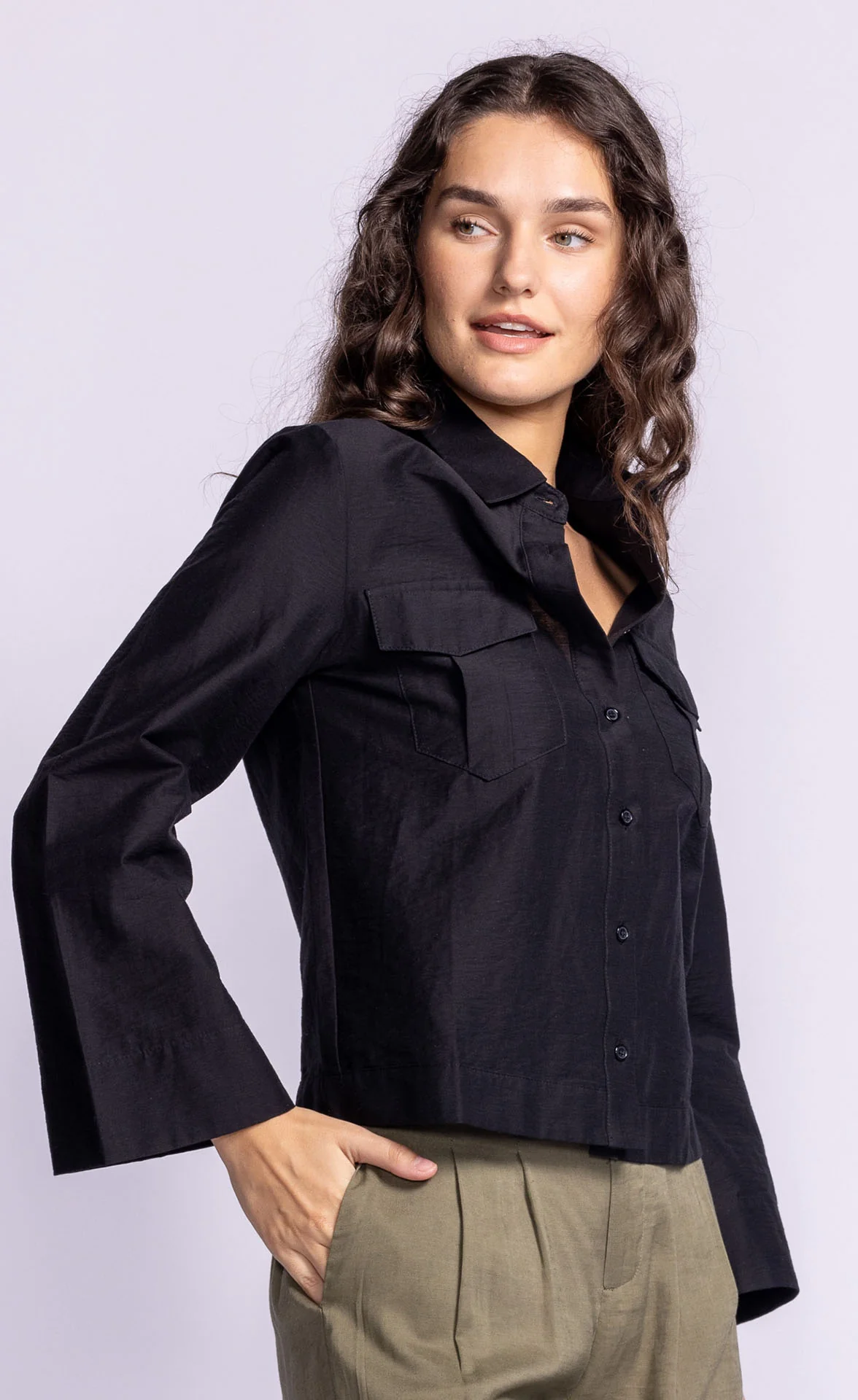 Eden Blouse - Black - Image 4