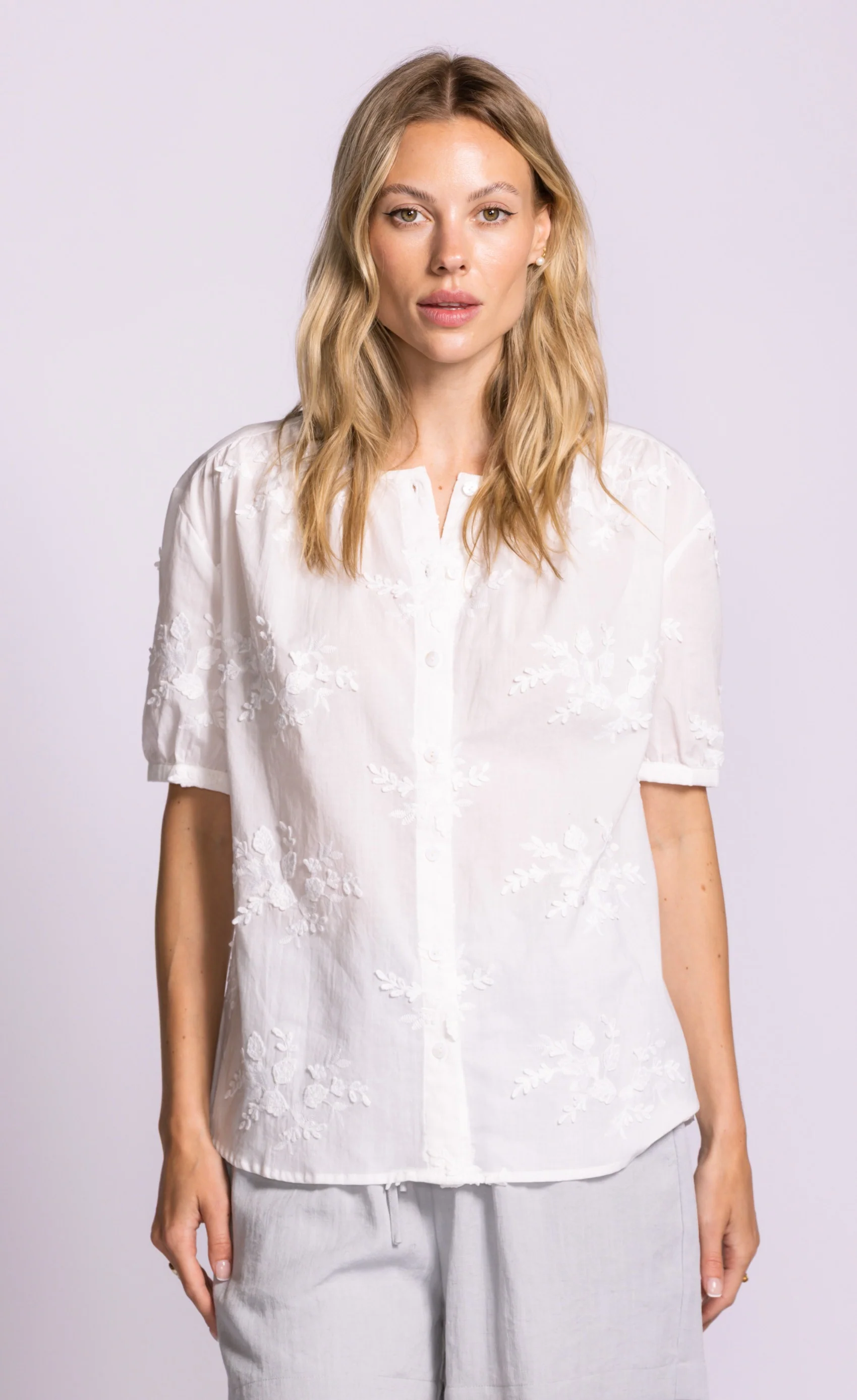 Elena Top White