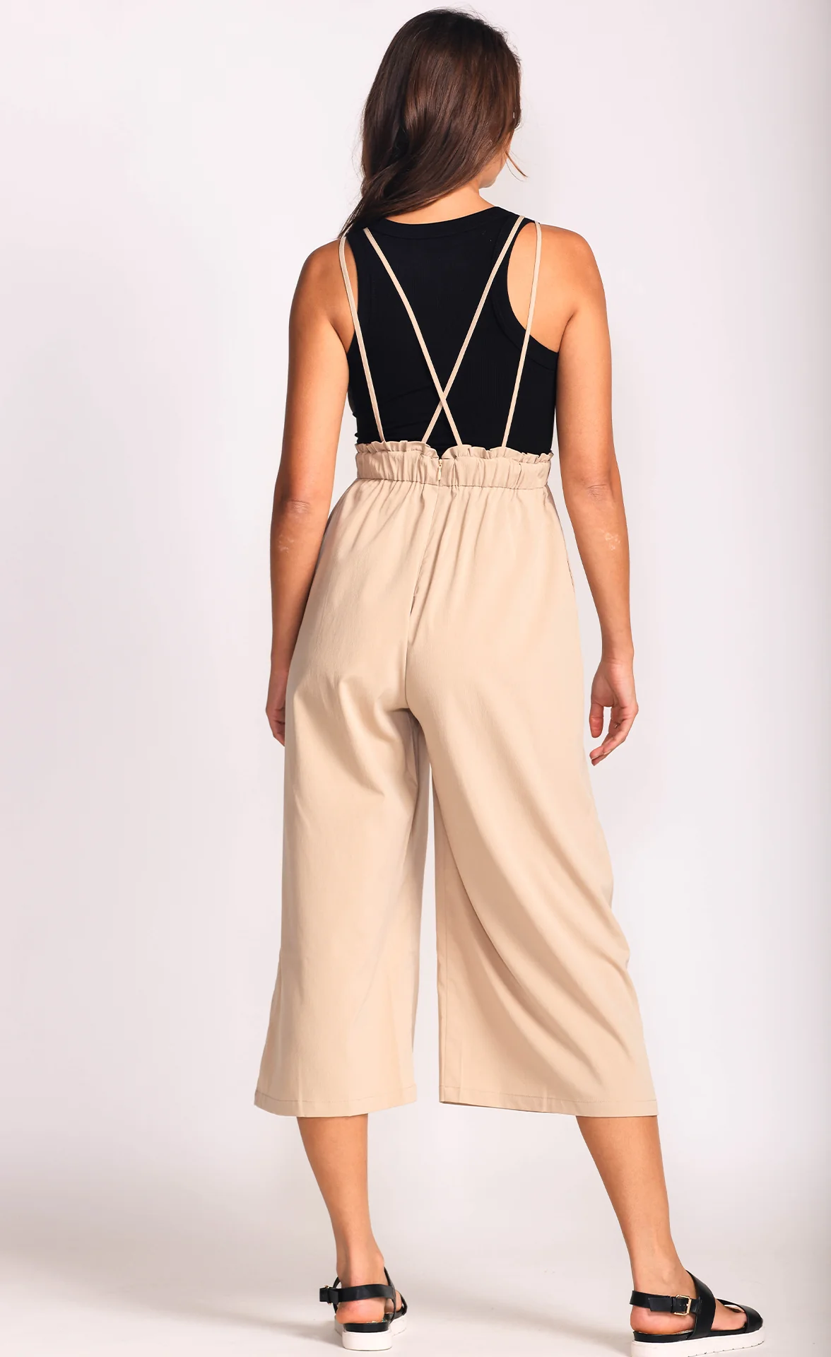 Ella Jumpsuit - Beige - Image 5