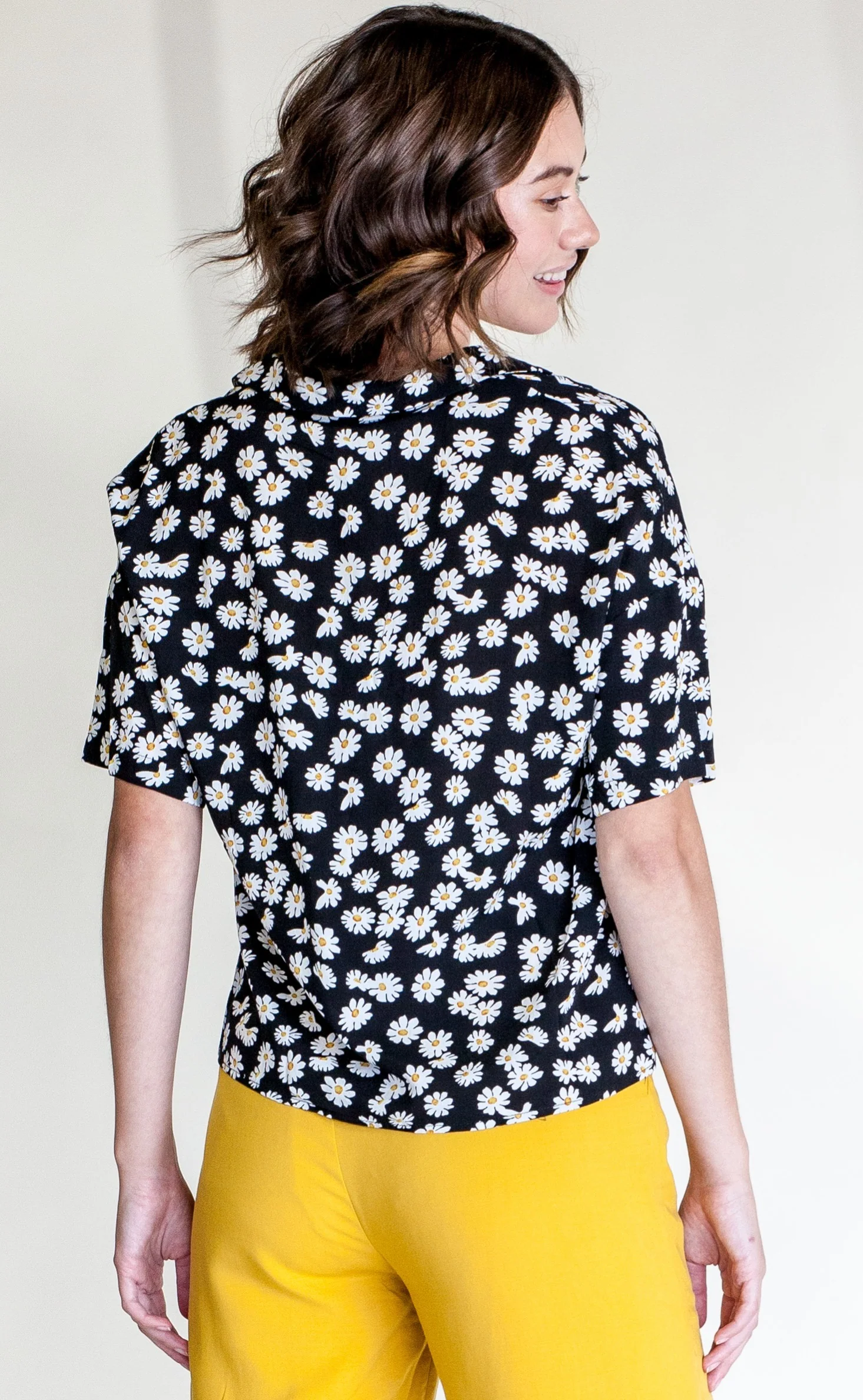 Floral for me top Black - Image 3