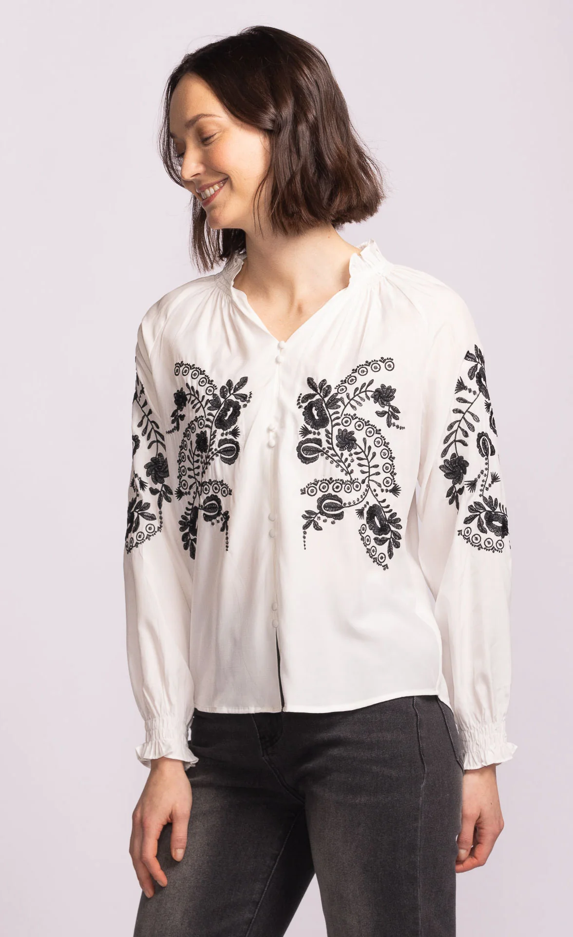 Floresta Blouse White - Image 3
