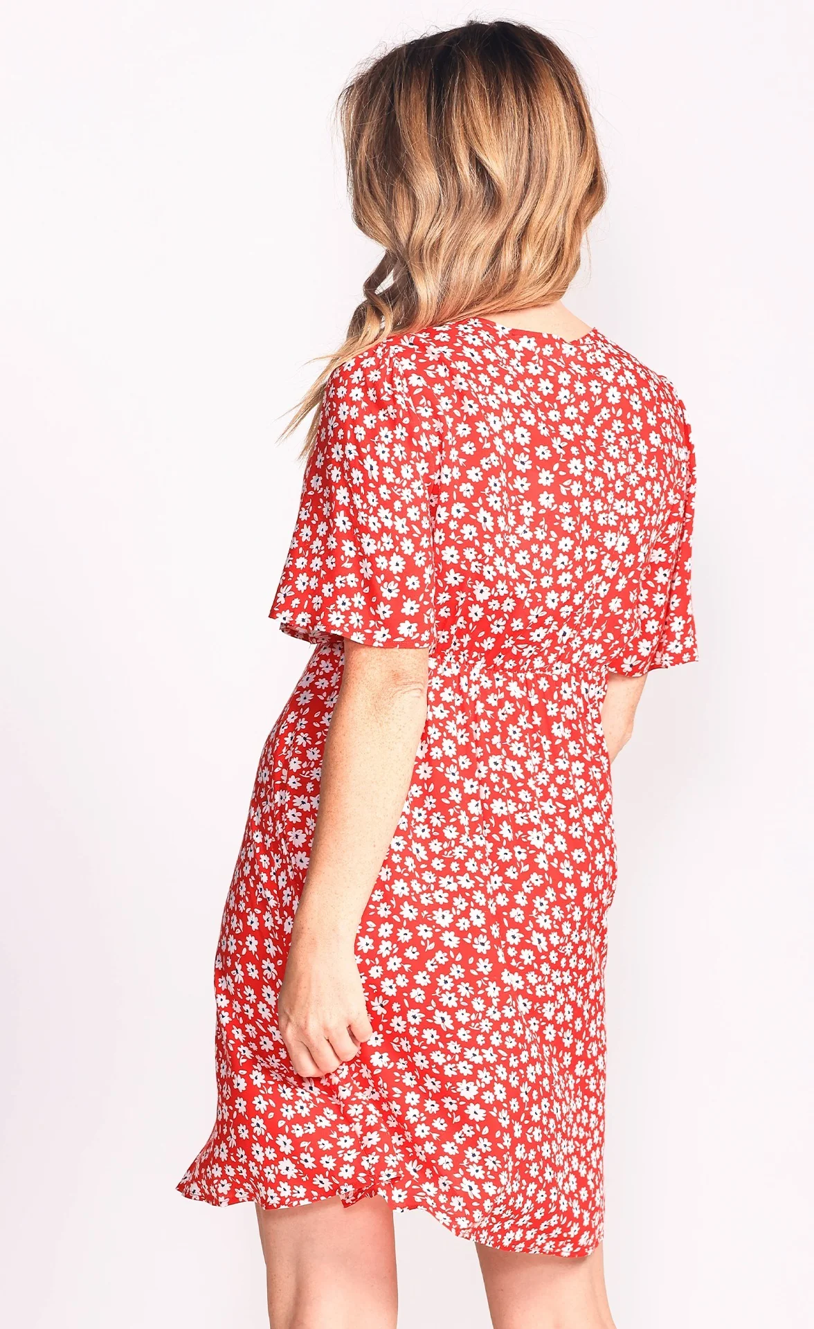 Georgia Dress - Red - Image 3