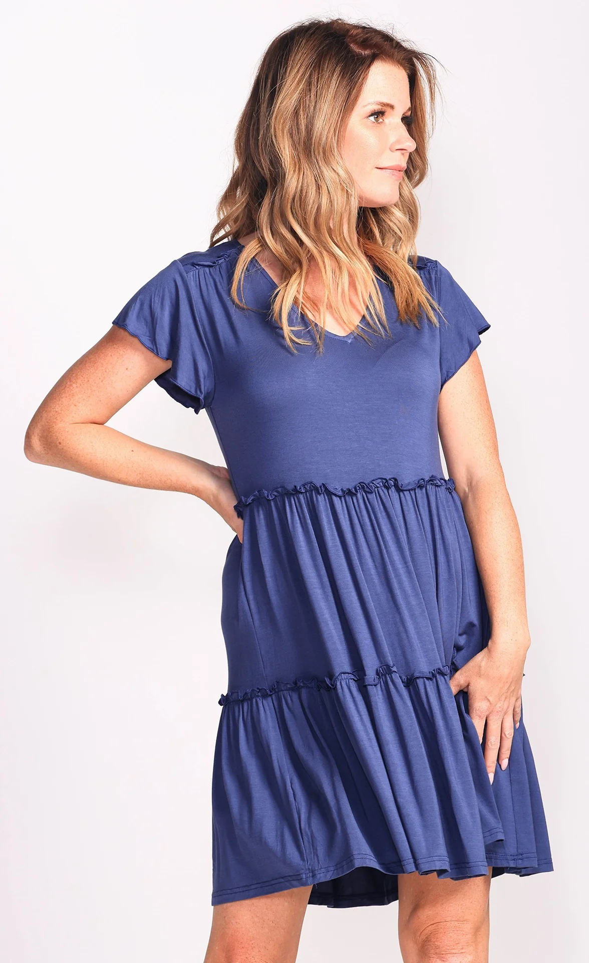 Gillian Dress - Navy