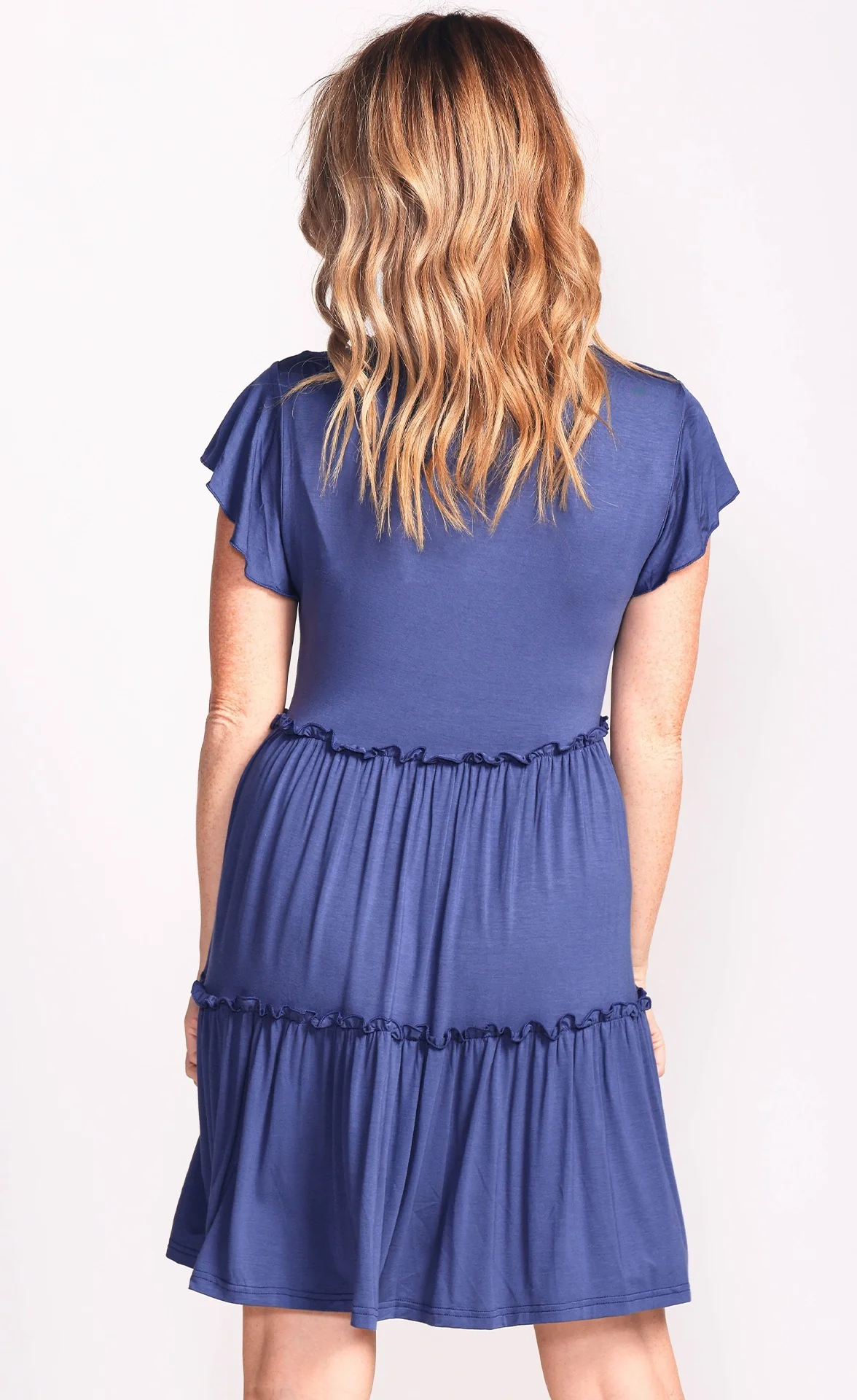 Gillian Dress - Navy - Image 3