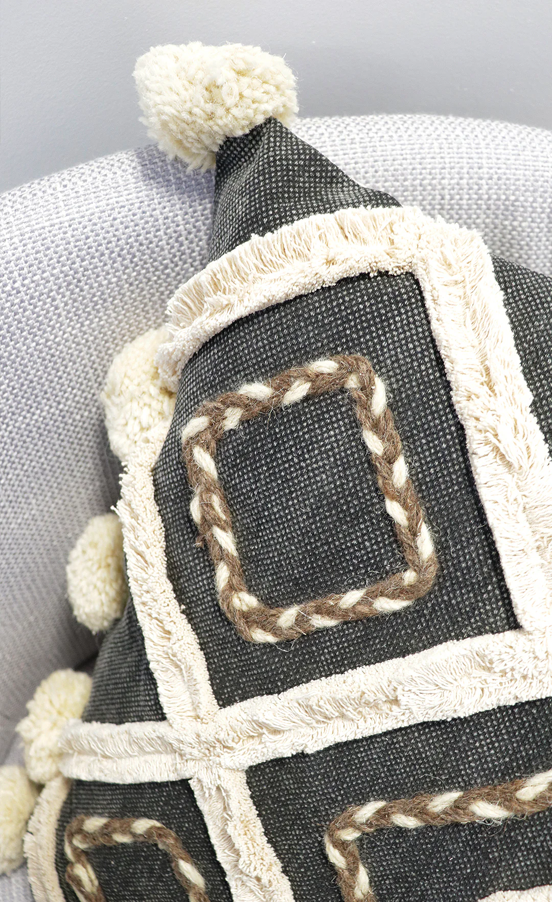 Hand-Braided Cotton Cushion - Image 8