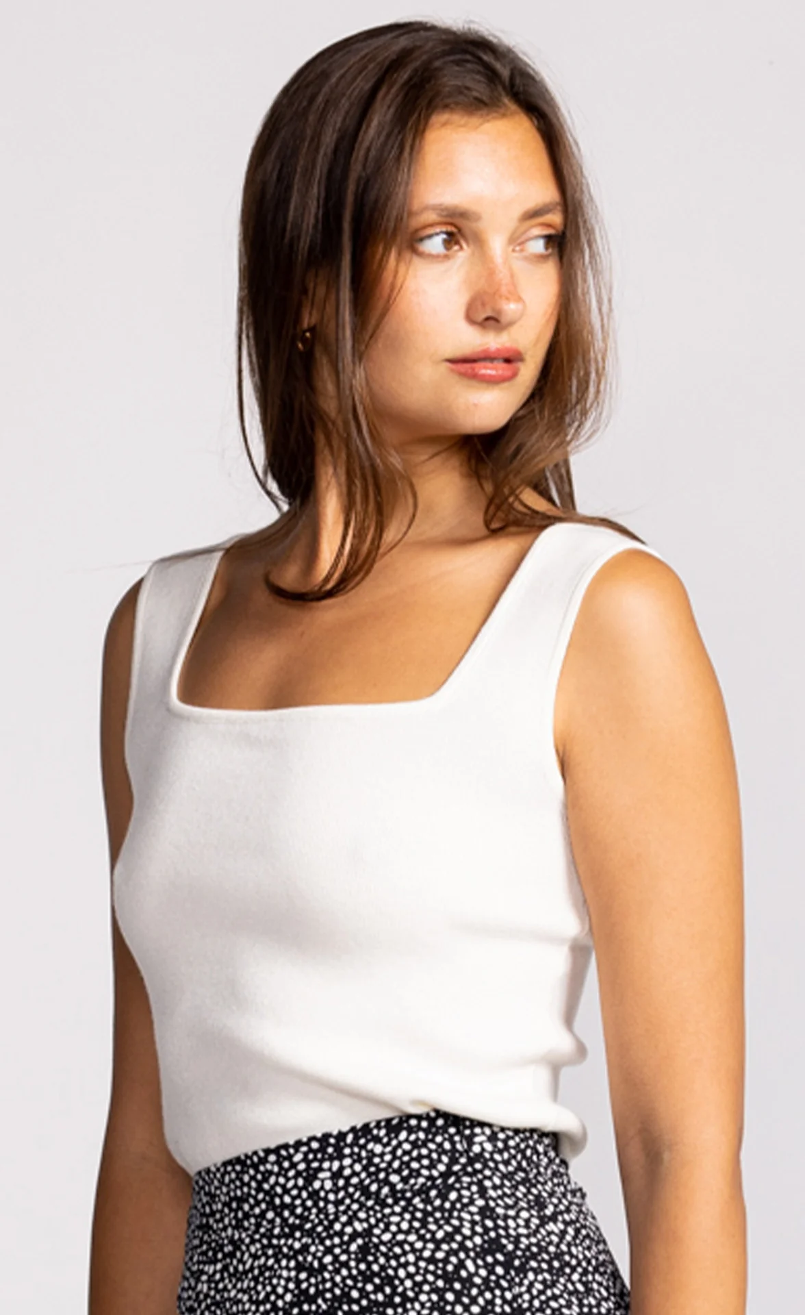 Harper Top White