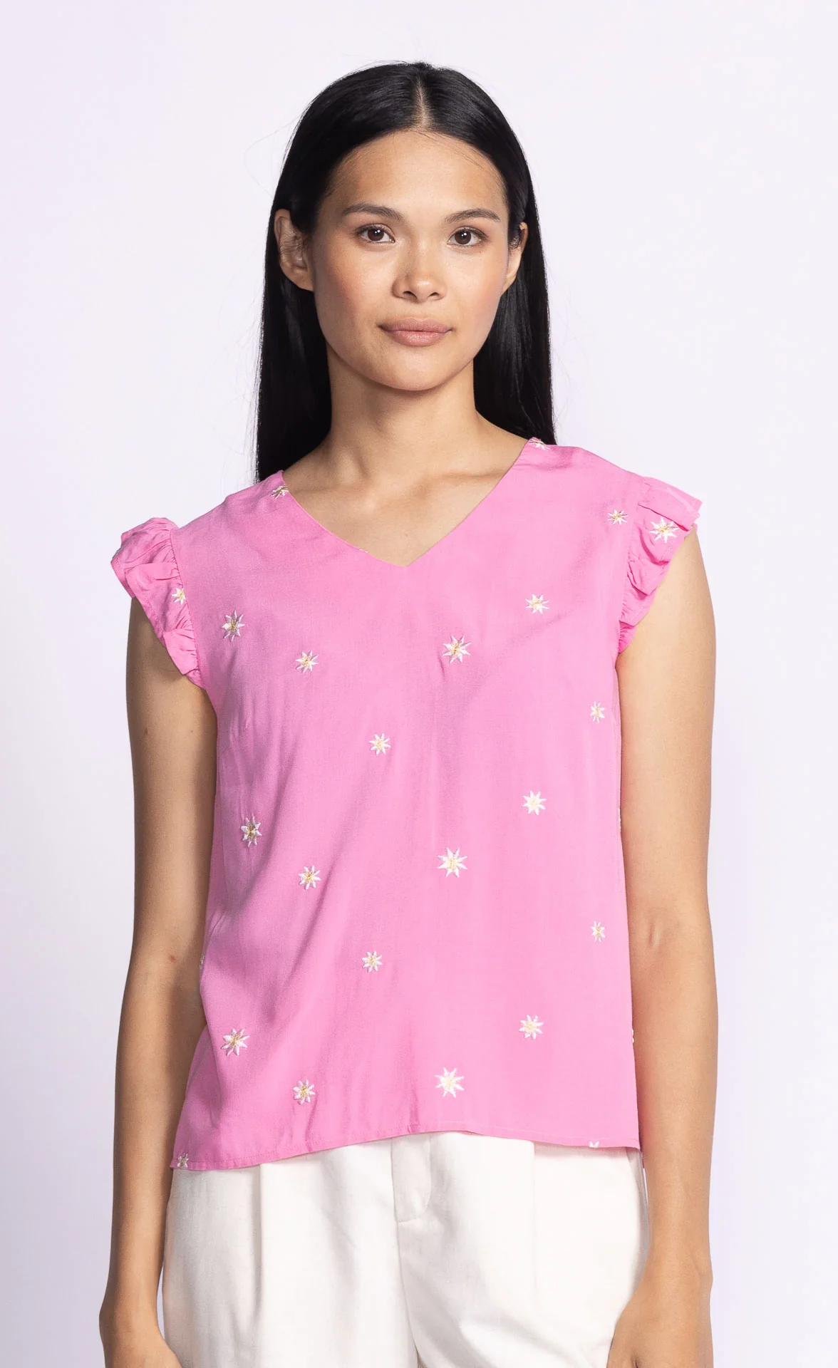 Heather Top Pink