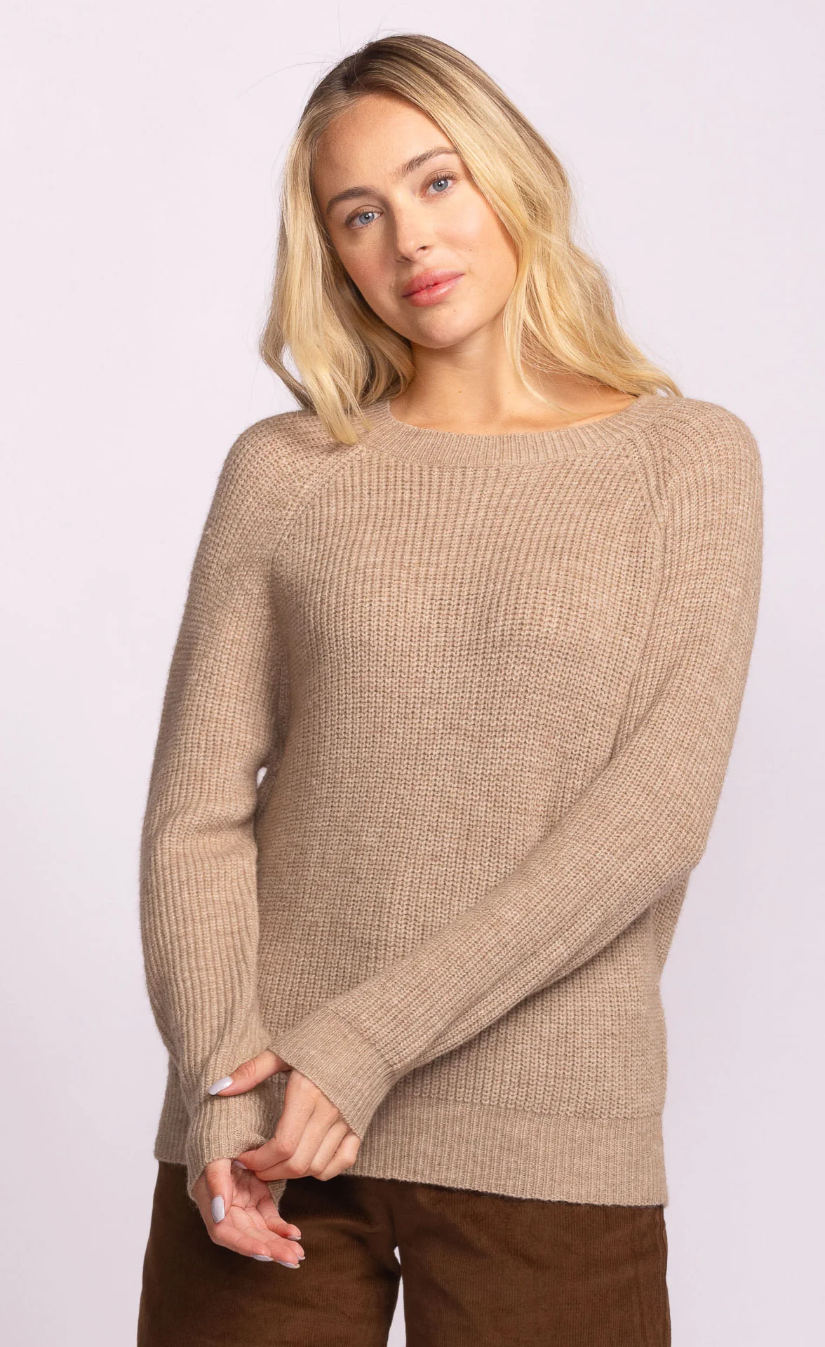 Hempden Sweater Beige - Image 2