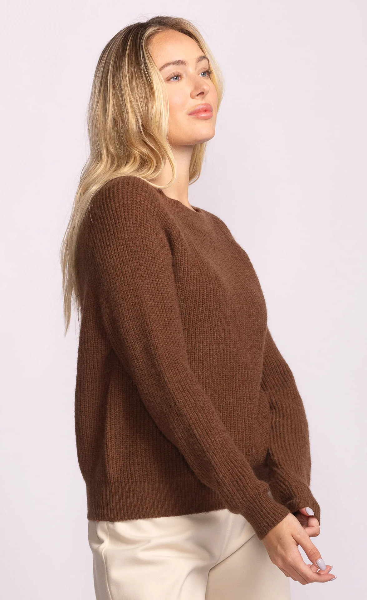 Hempden Sweater Brown - Image 3