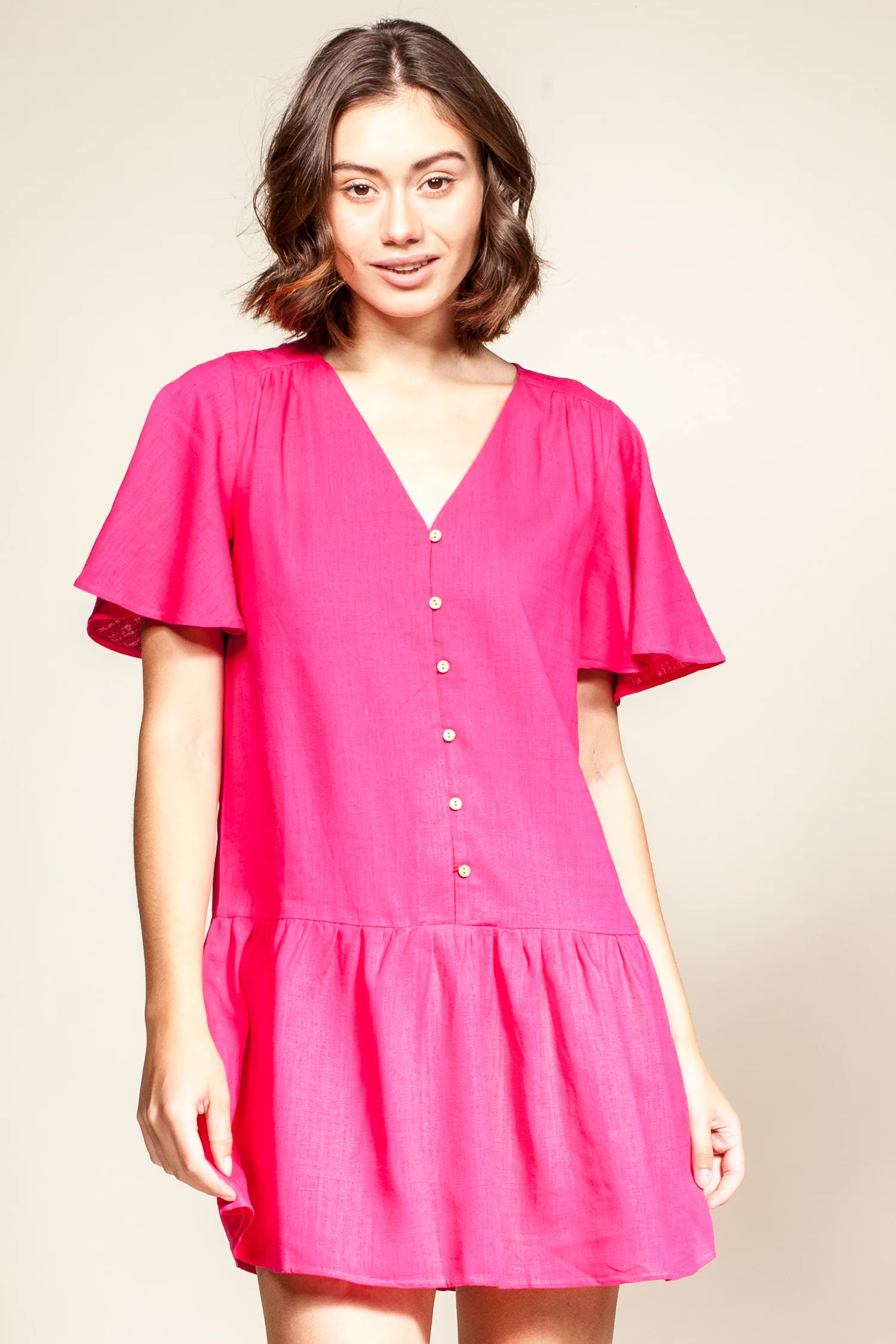 Isabella Dress Pink - Image 5