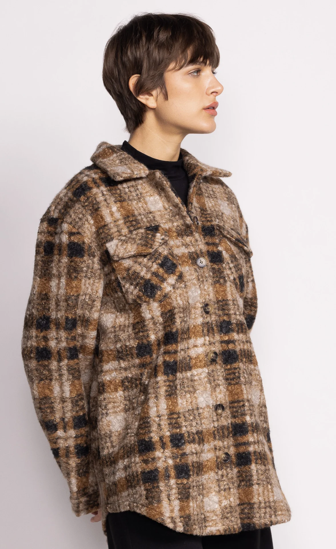 Jade Coat - Brown - Image 5