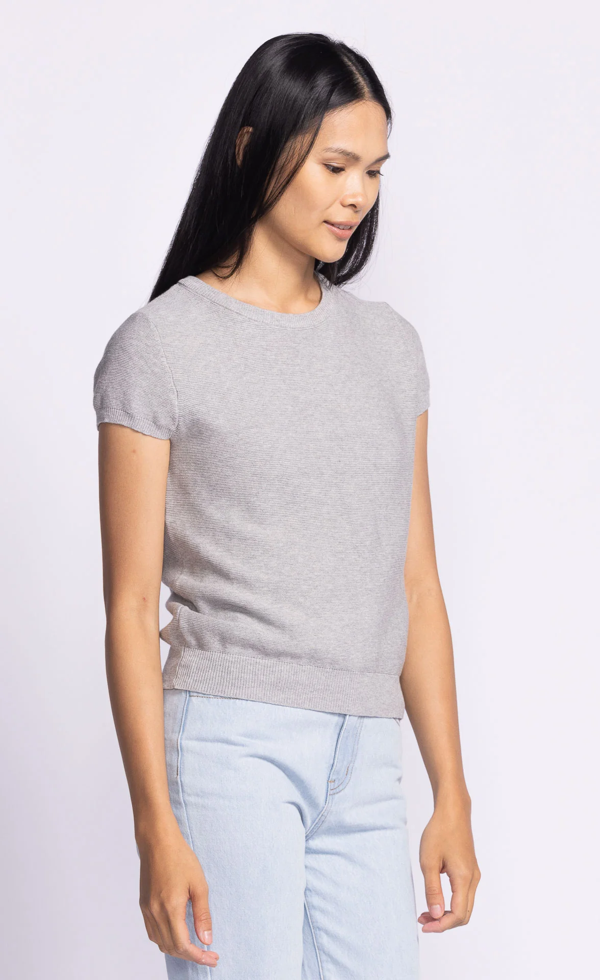 Janine Top Grey - Image 2