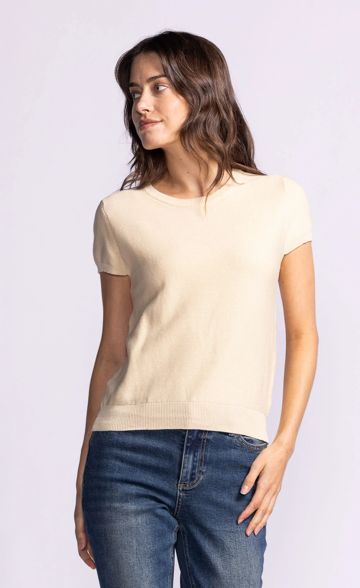 Janine Top Taupe - Image 2