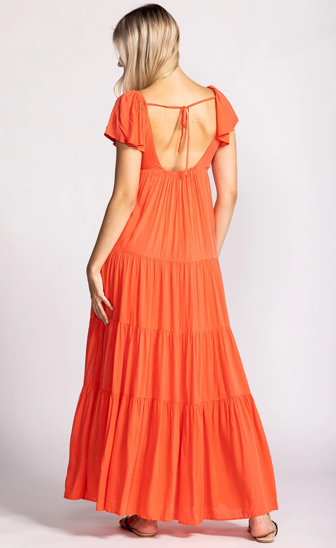 Jessica Dress Orange - Image 3
