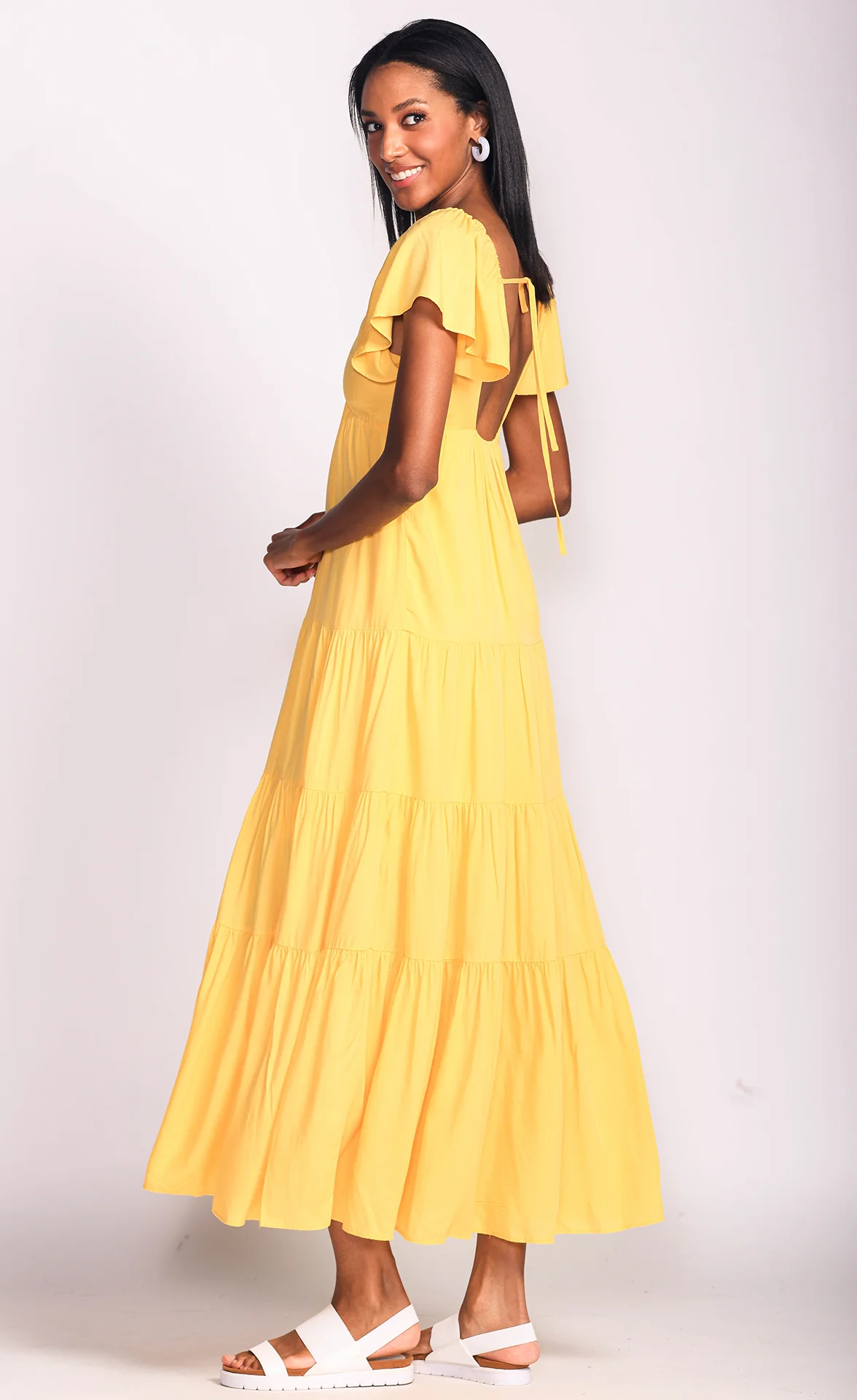 Jessica Dress Yellow - Image 2