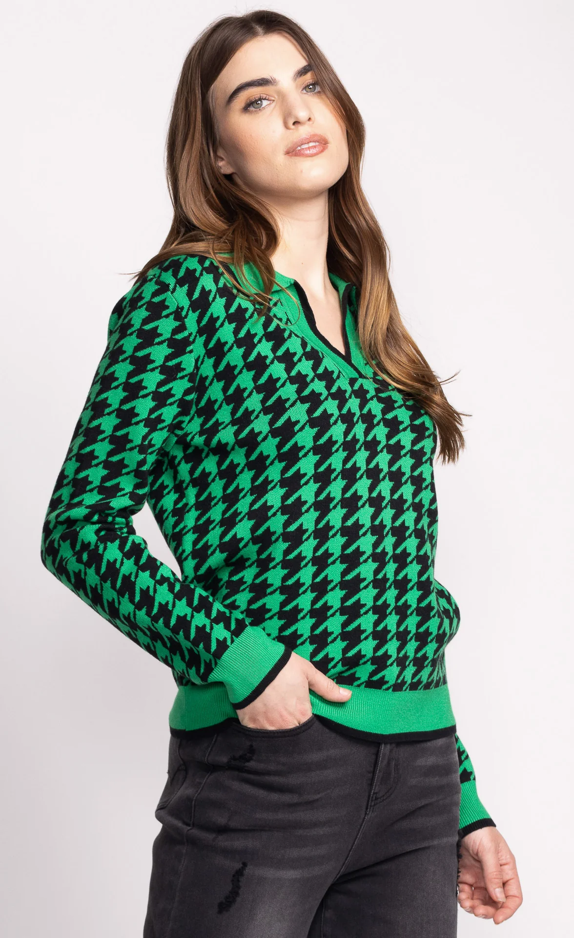 Kelsey Sweater - Green - Image 4