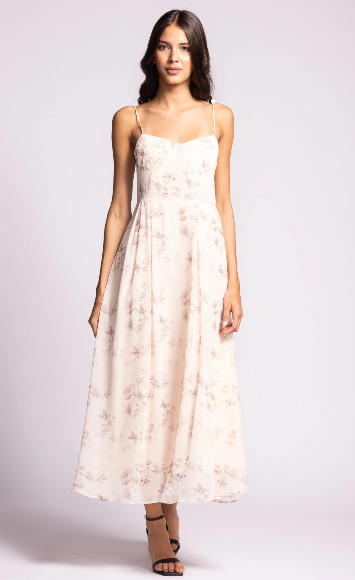 Layla Dress Beige - Image 5