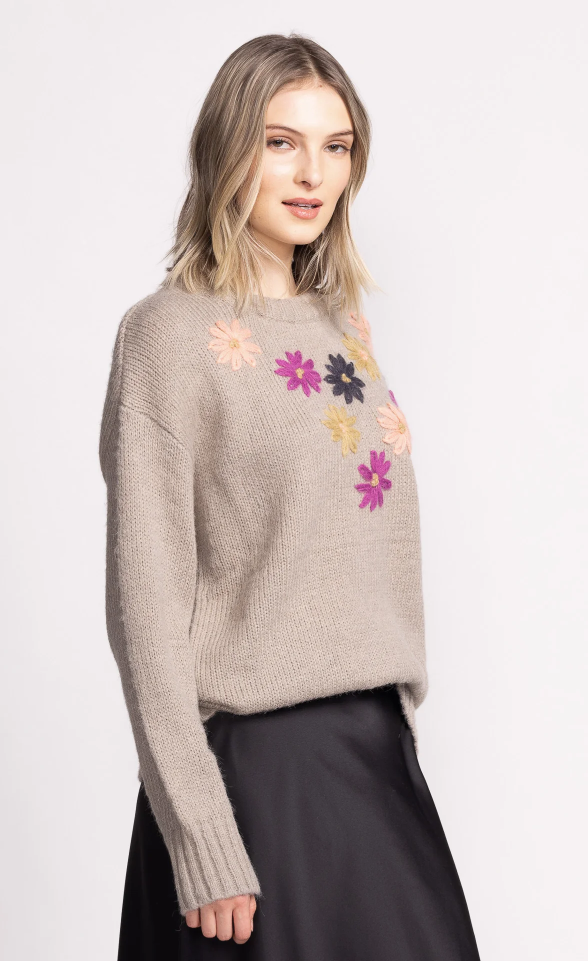 Layton Sweater - Taupe - Image 4