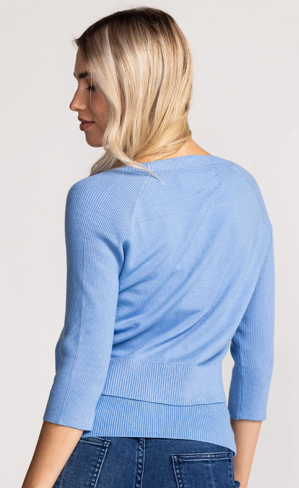 Lyla Set (Cardigan & Top Blue) - Image 3