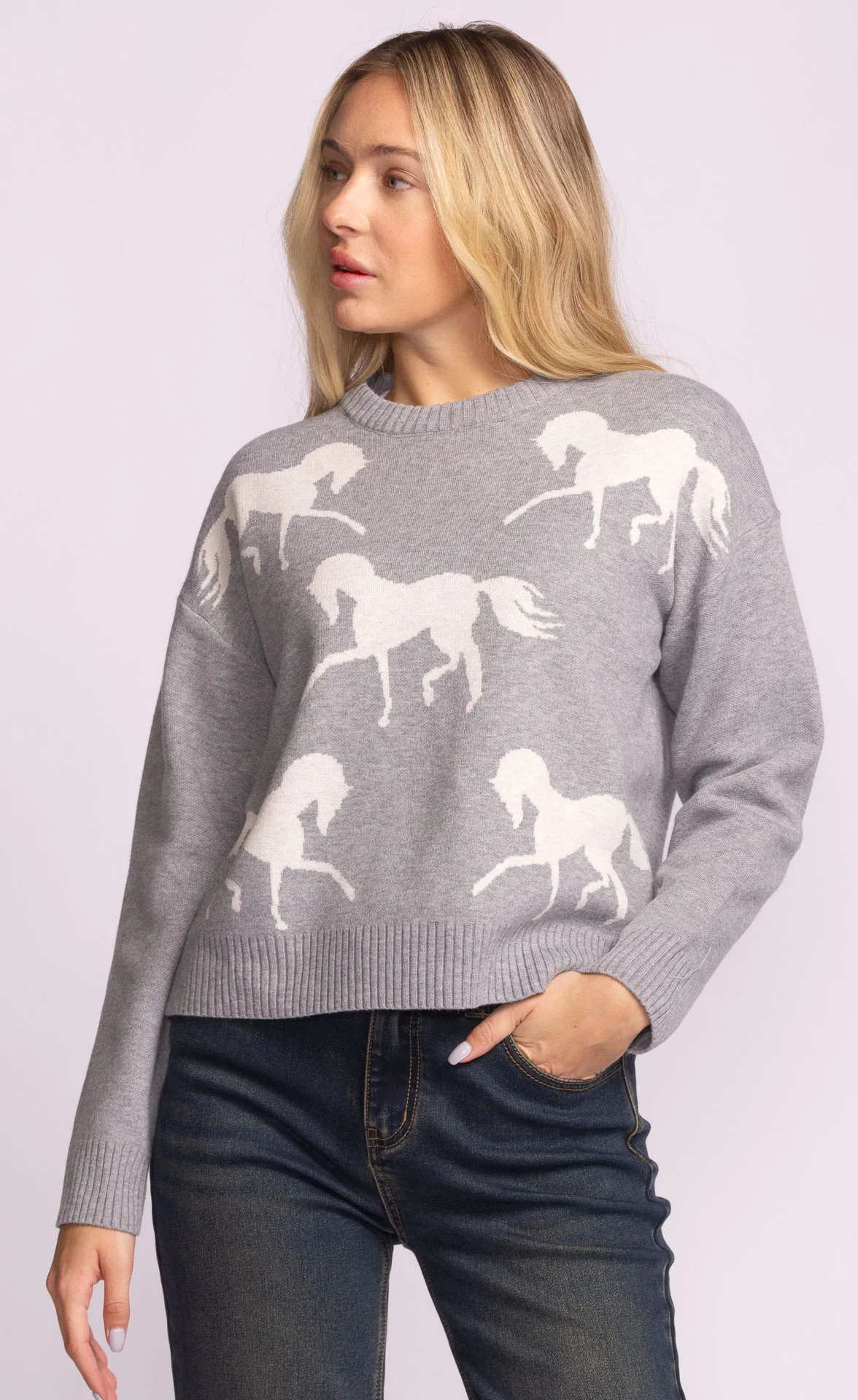 Meadow Sweater Grey - Image 2