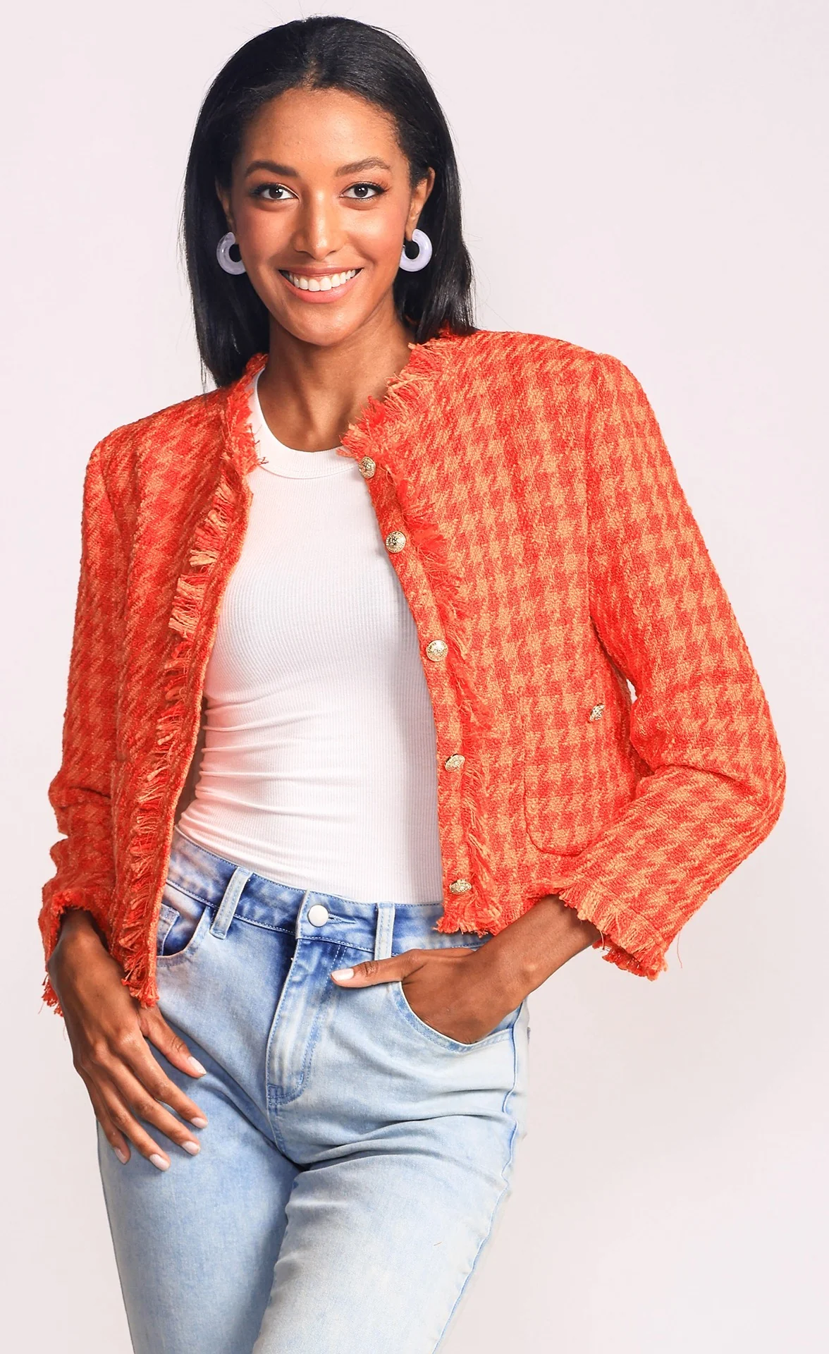 Mindi Jacket - Orange - Image 6