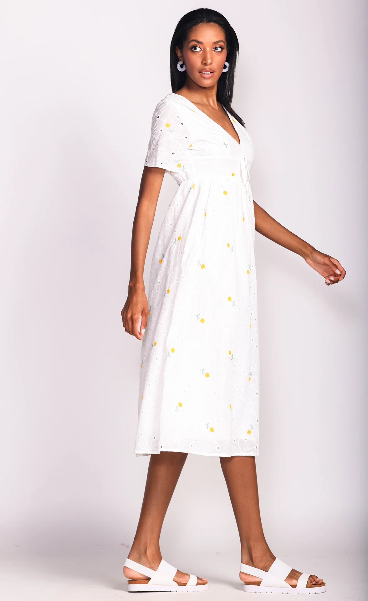 Miranda Dress - White - Image 3