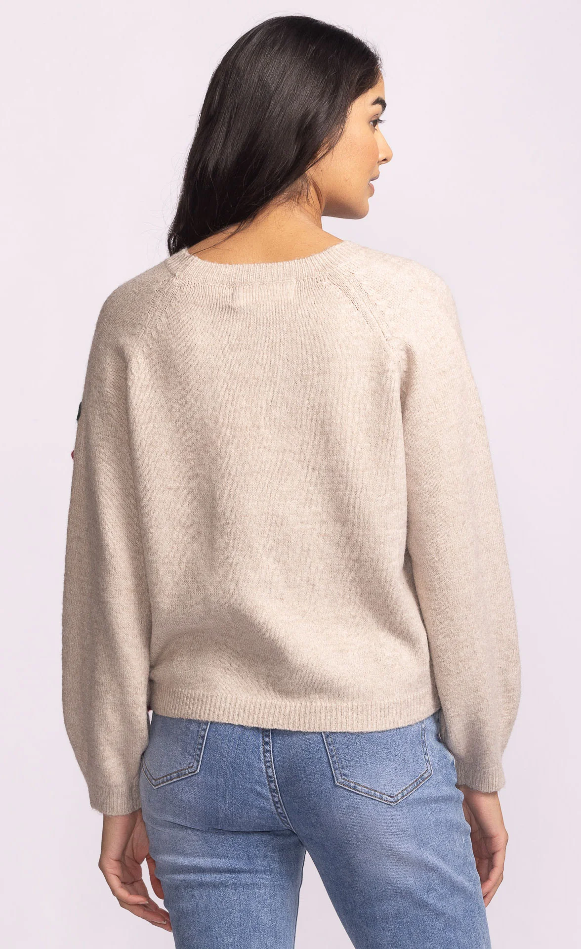 Mon Cherry Sweater Beige - Image 4