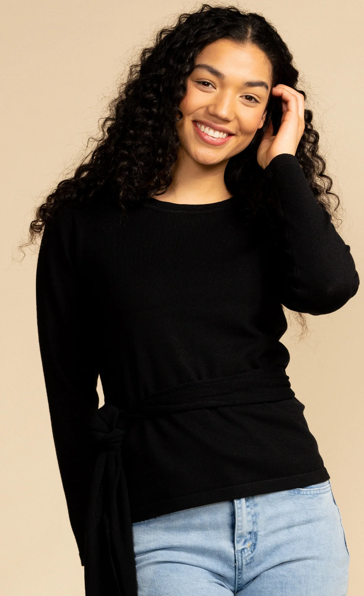 Myla Sweater Black - Image 2