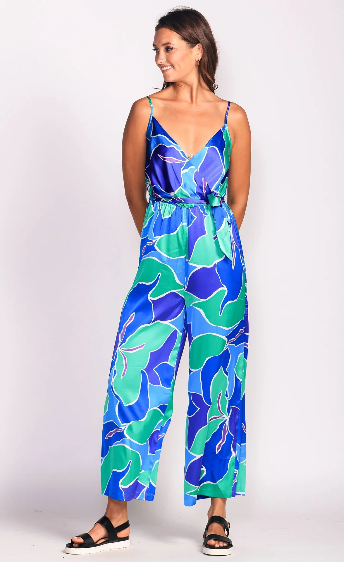 Noelle Jumpsuit - Blue - Image 2