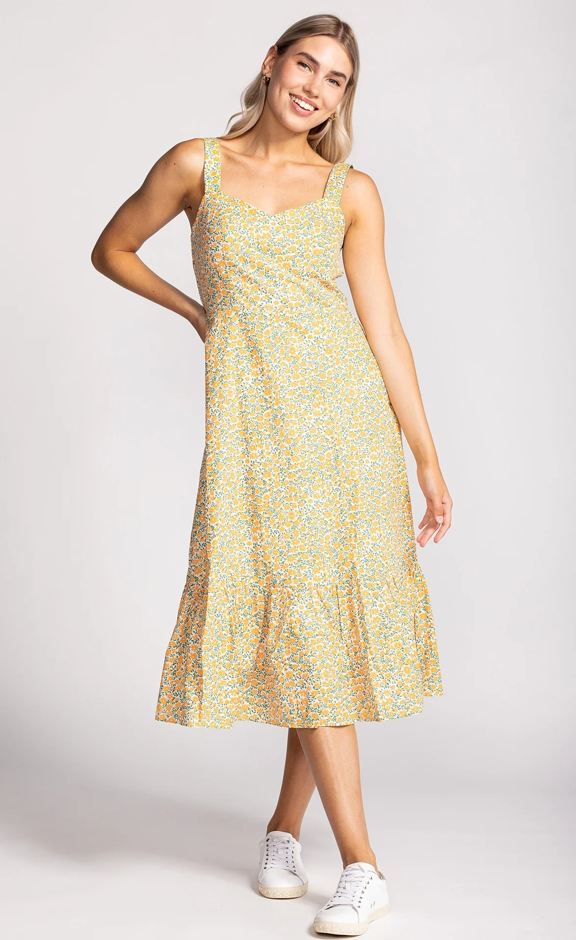 Olivia Dress Yellow - Image 2