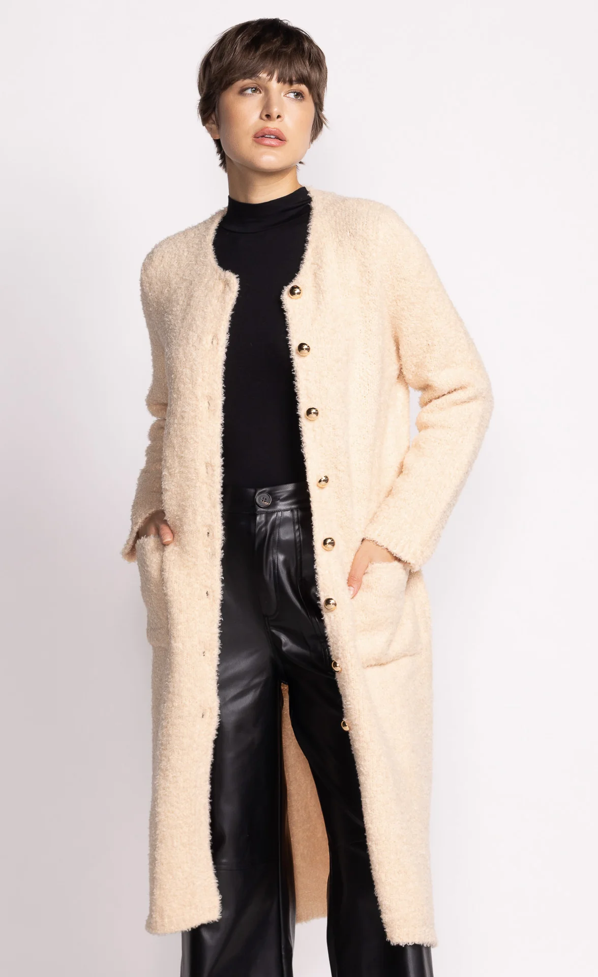 Parker Cardi - Beige - Image 3