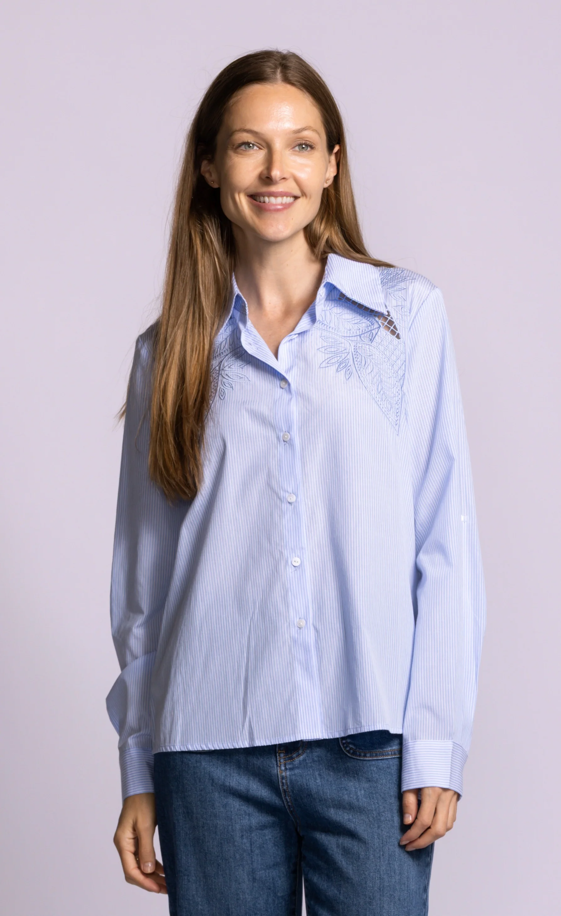 Quinton Top Blue - Image 2