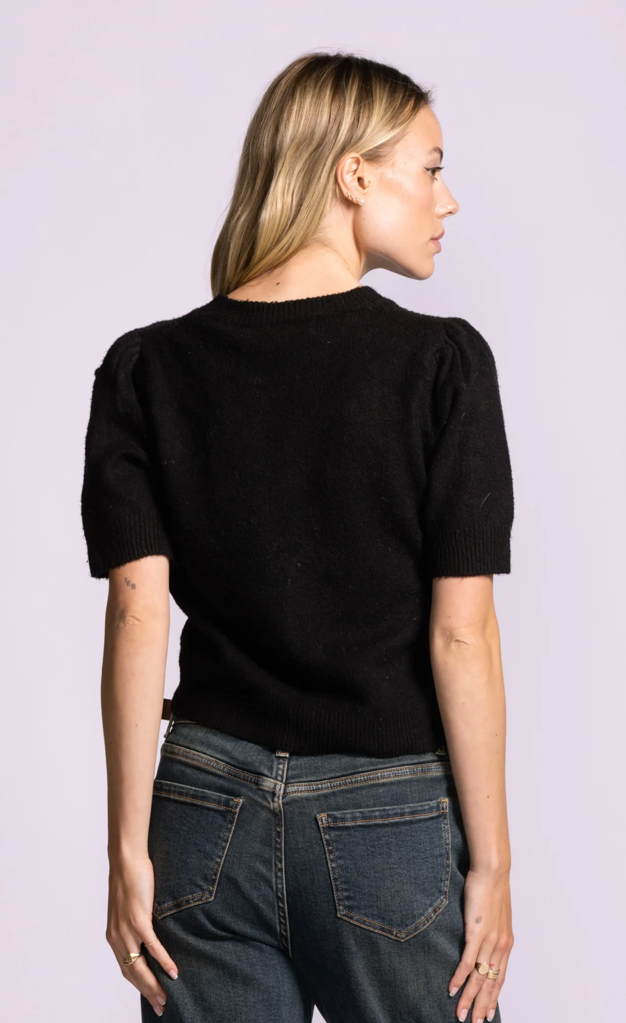 Roslyn Sweater Black - Image 4