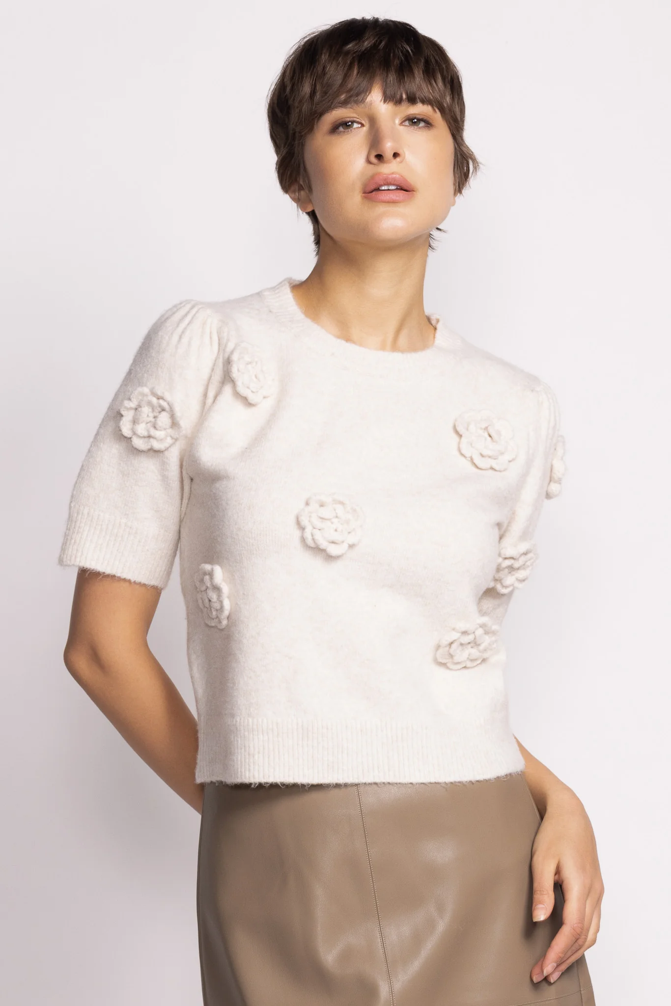 Roslyn Sweater - Off White - Image 13