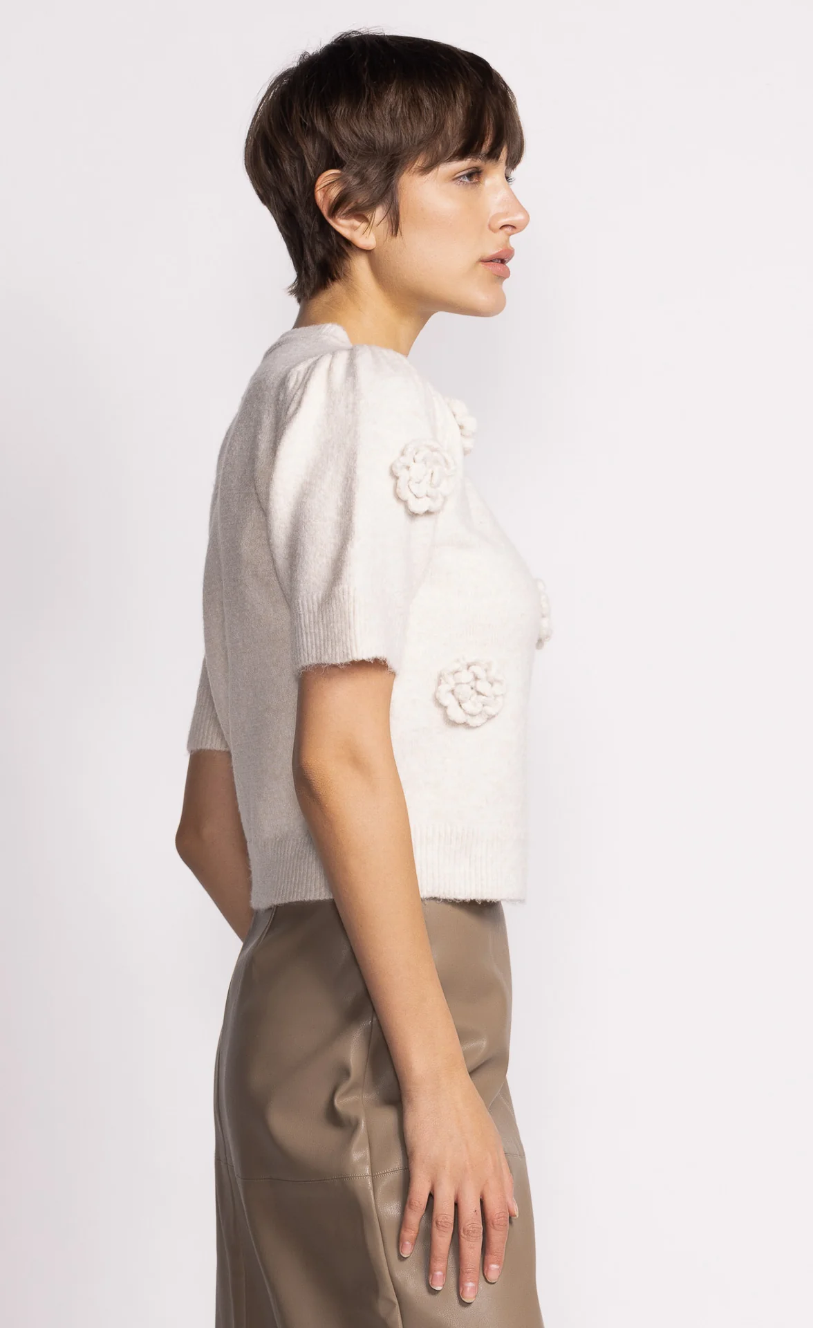 Roslyn Sweater - Off White - Image 9